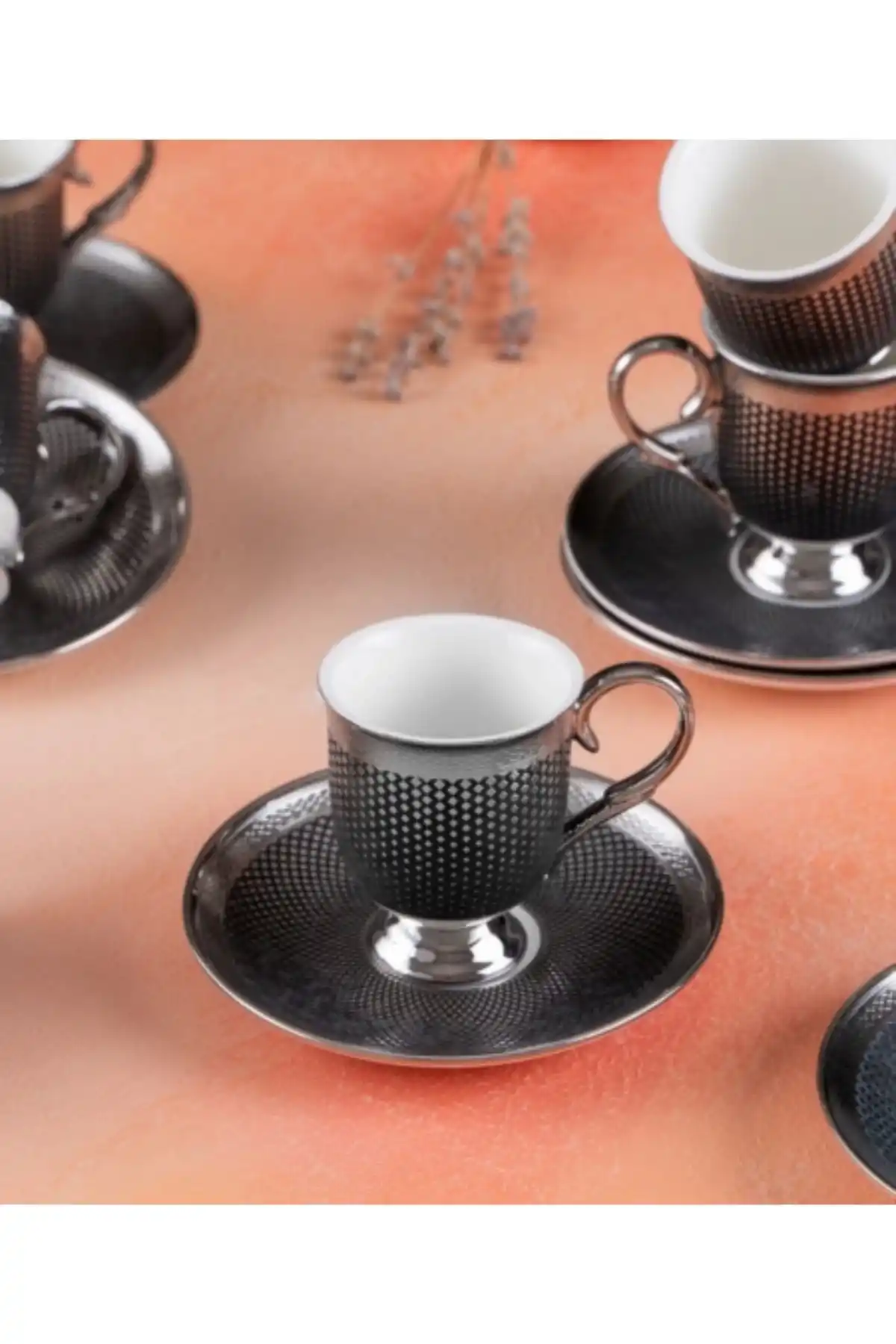 Acar HXF5087 Nova Kahve Fincan Takımı 6 Lı 90 ml