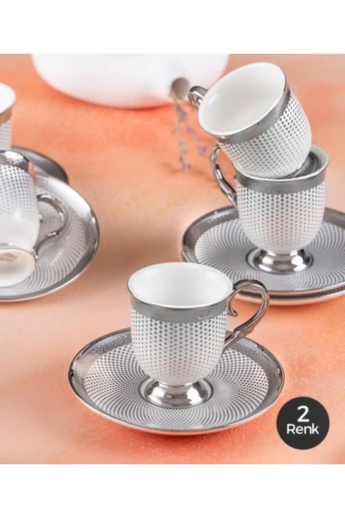 Acar HXF5087 Nova Kahve Fincan Takımı 6 Lı 90 ml