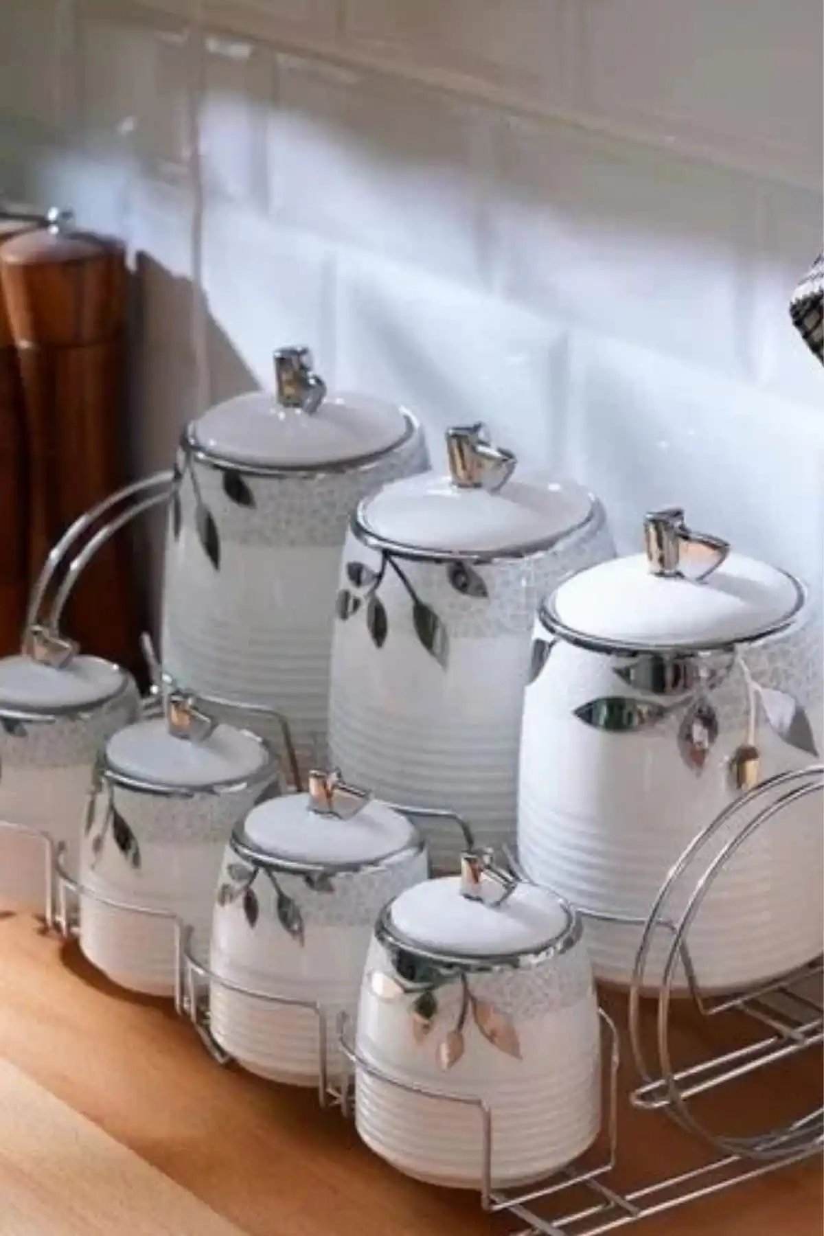 Acar KAI7510 Porselen Baharatlık Takımı 7 Li