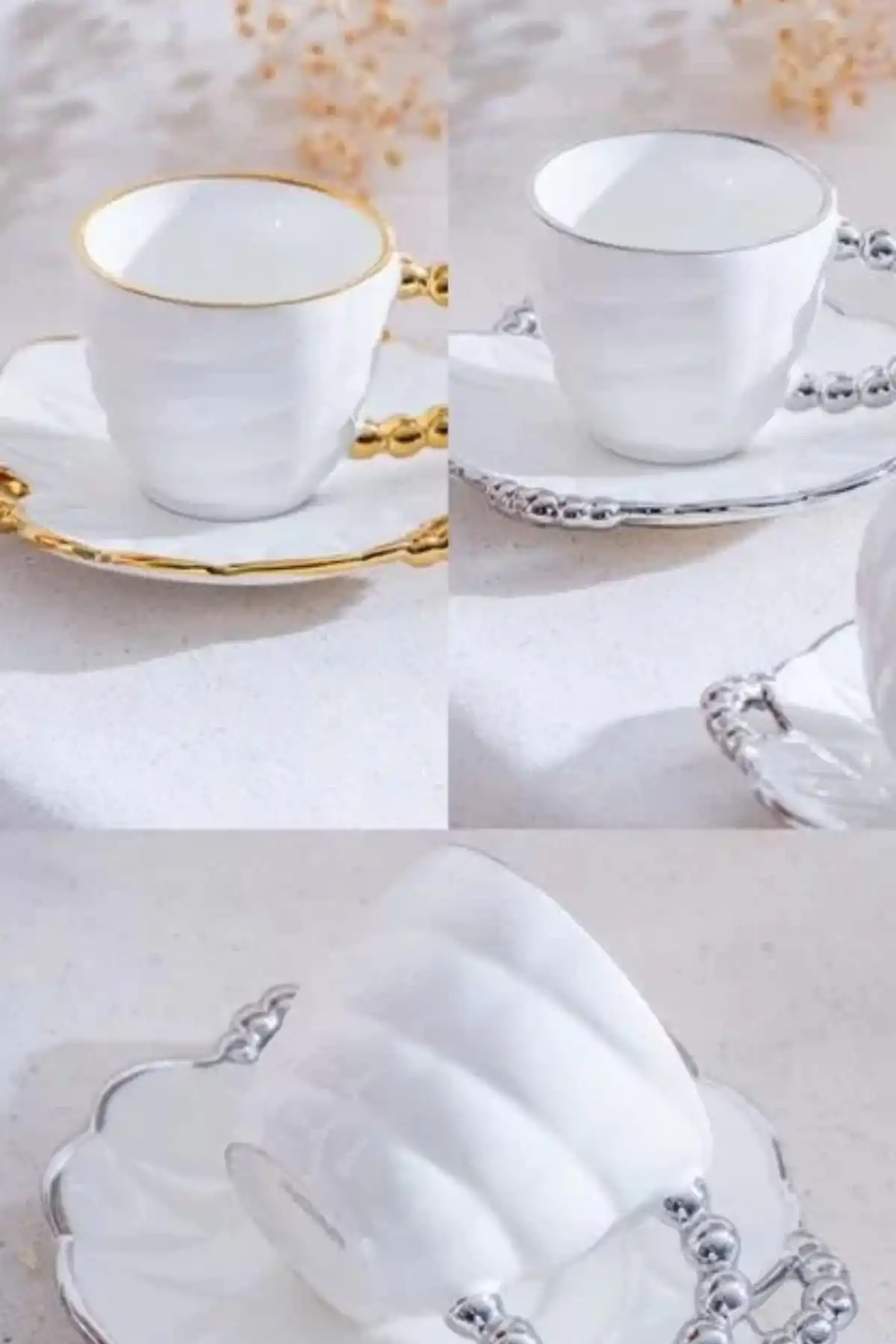 Acar KAI7515 Porselen Kahve Fincan Takımı 6 Lı