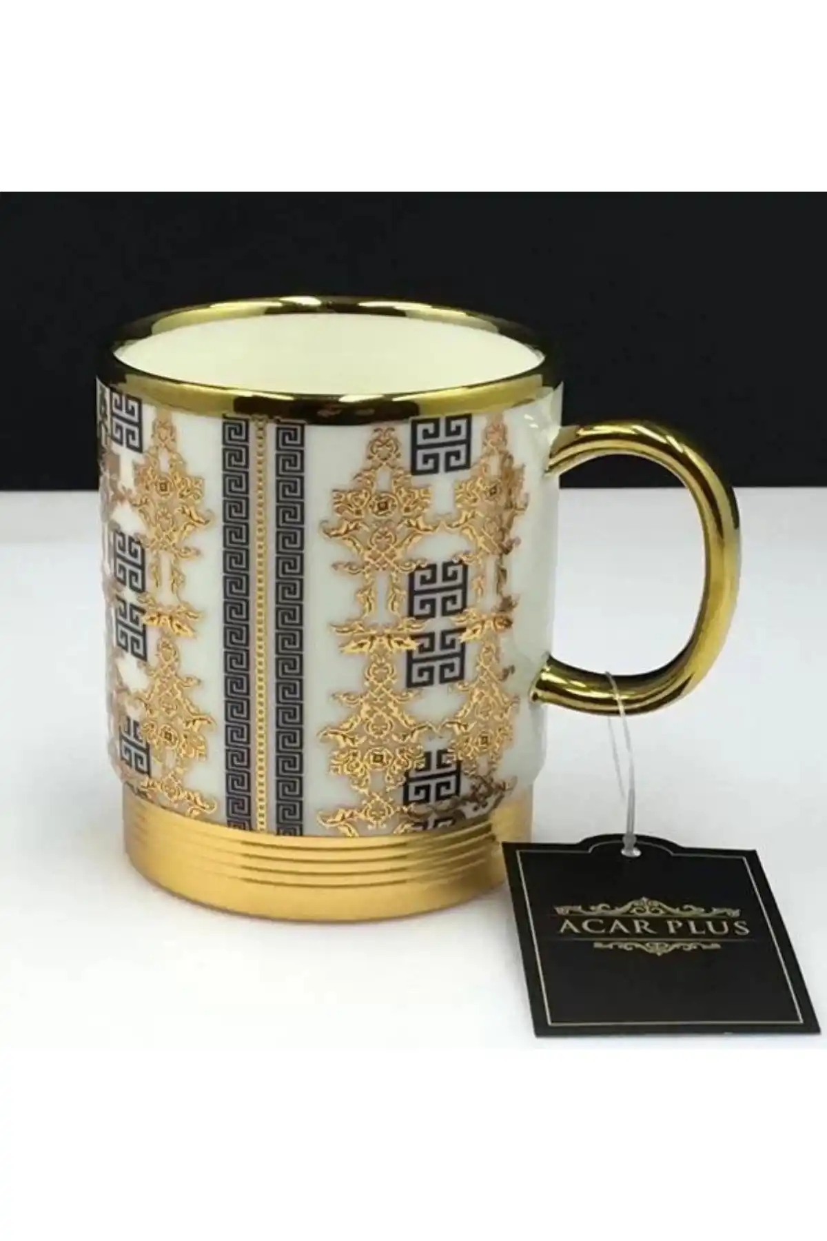 Acar KOH5008 Romano Gold Detaylı Porselen Fincan 1 Adet