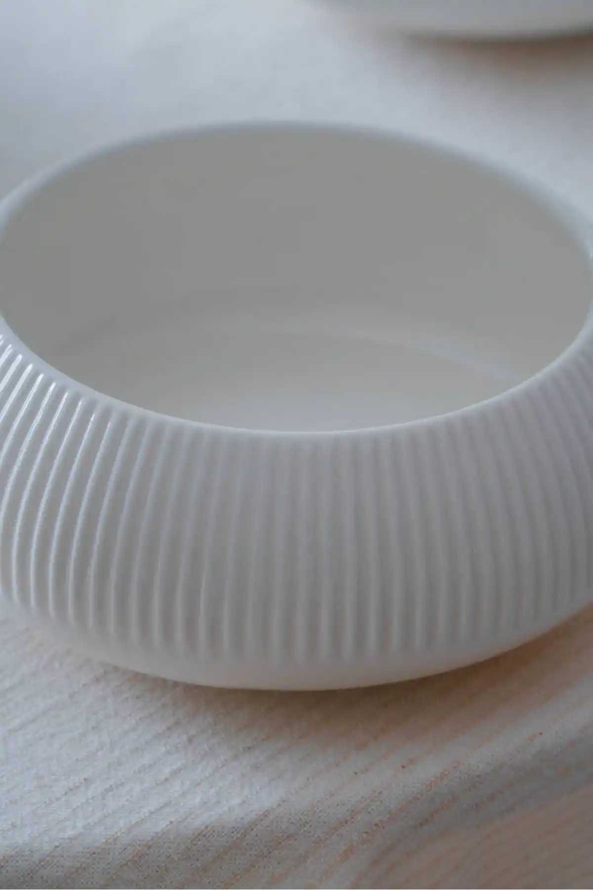 Acar Linea Porselen Beyaz Yuvarlak Kase 6lı 14.1x6 cm
