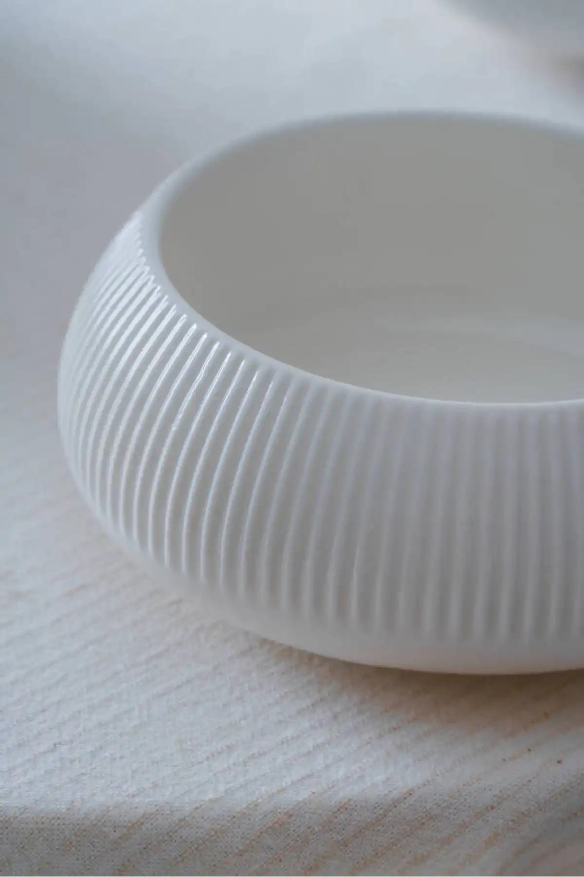 Acar Linea Porselen Beyaz Yuvarlak Kase 6lı 14.1x6 cm