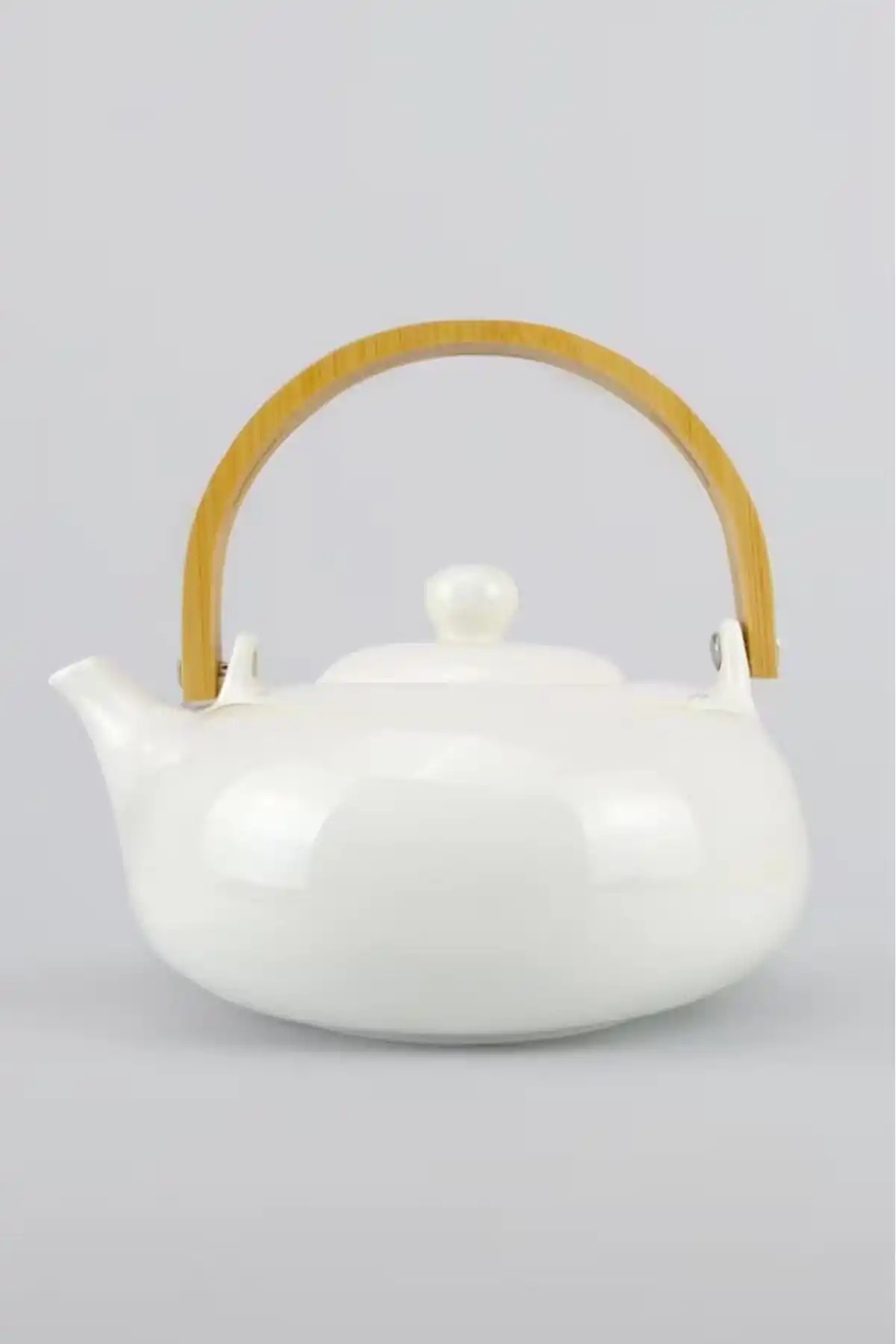 Acar PORJ5197 Beyaz Porselen Çaydanlık 750 ml