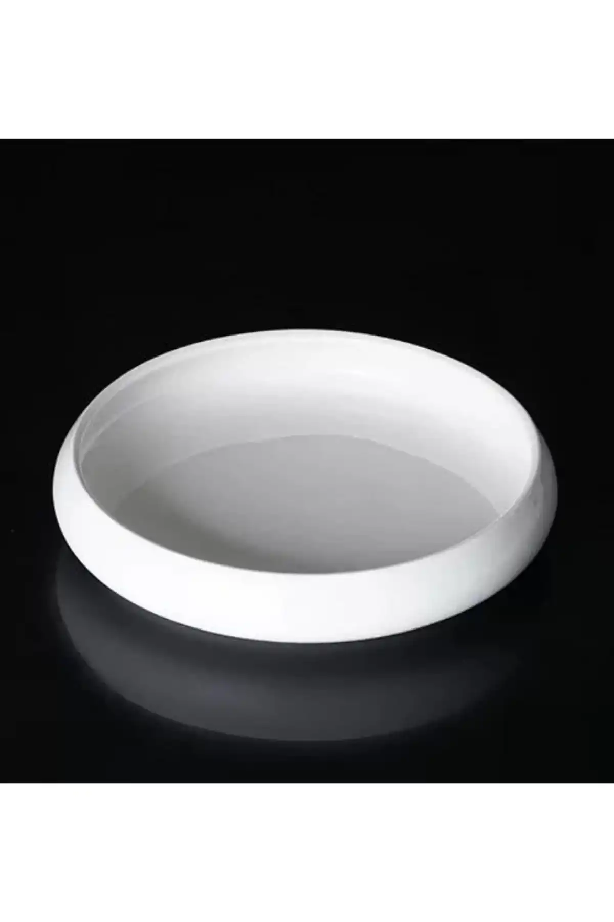 Acar SCT21.0245 Bianco Perla Porselen Beyaz Geniş Kase 22x4 cm