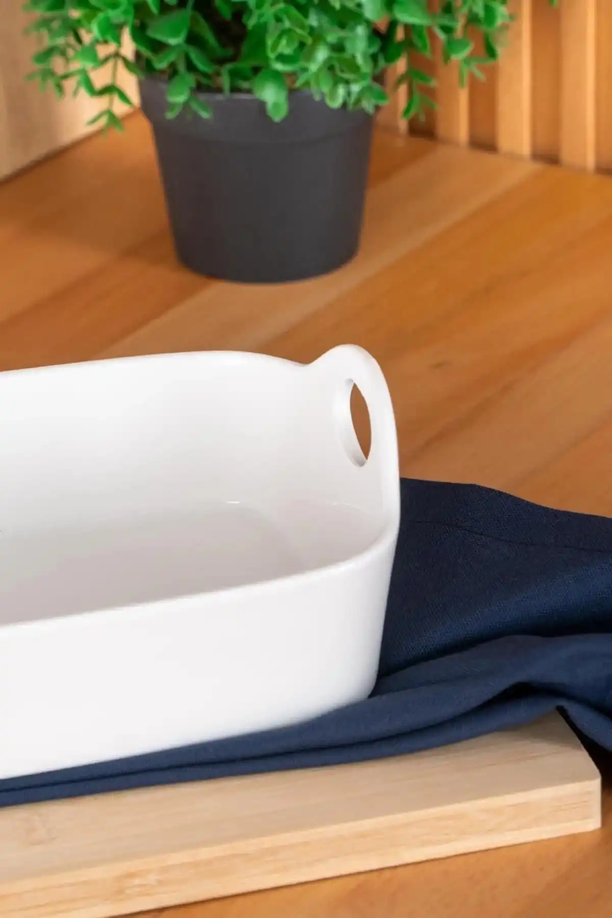 Acar SCT5397 Dikdörtgen Porselen Kase 25 cm