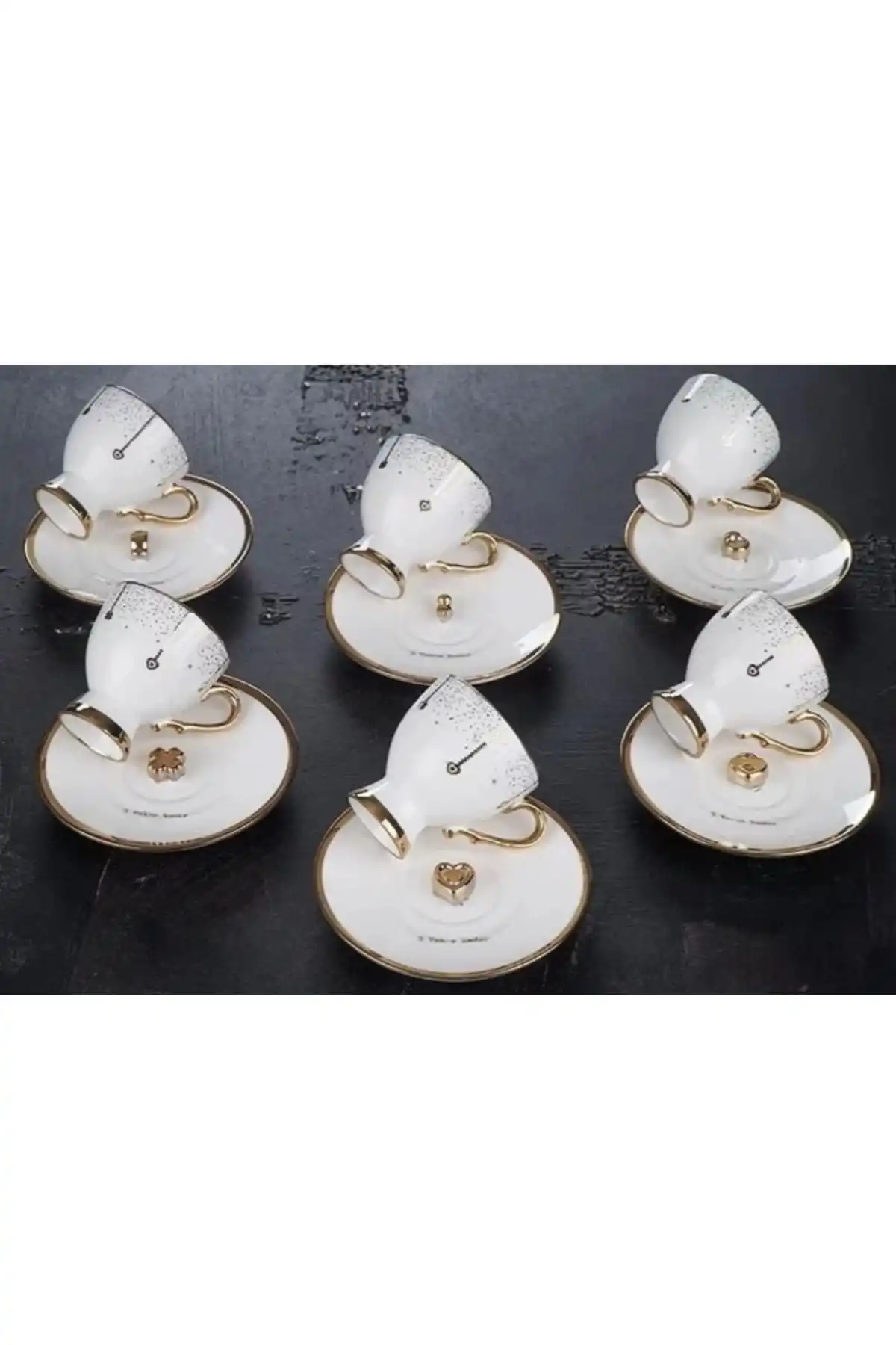 Acar SYT22.0098 Porselen Kahve Fincan Takımı 6lı