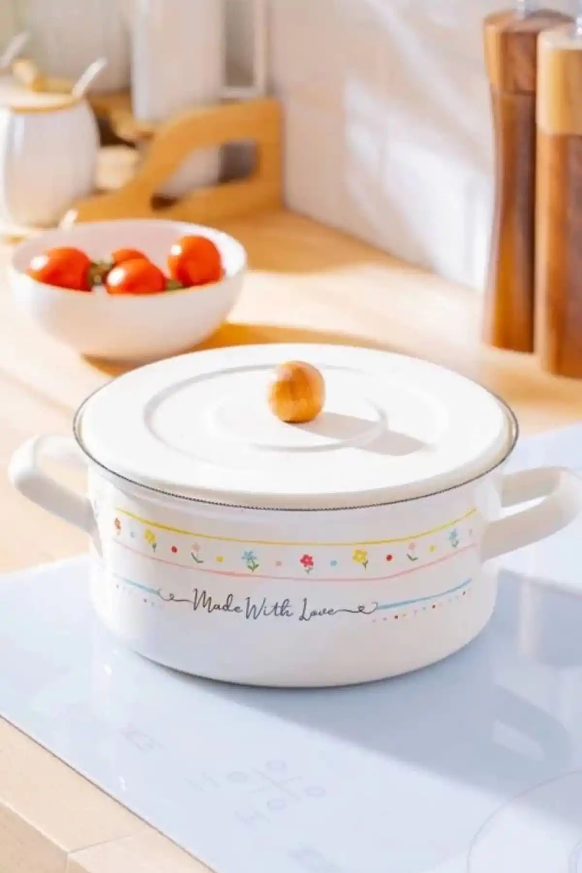 Acar XAP7705 Emaye Kısa Tencere 20 cm