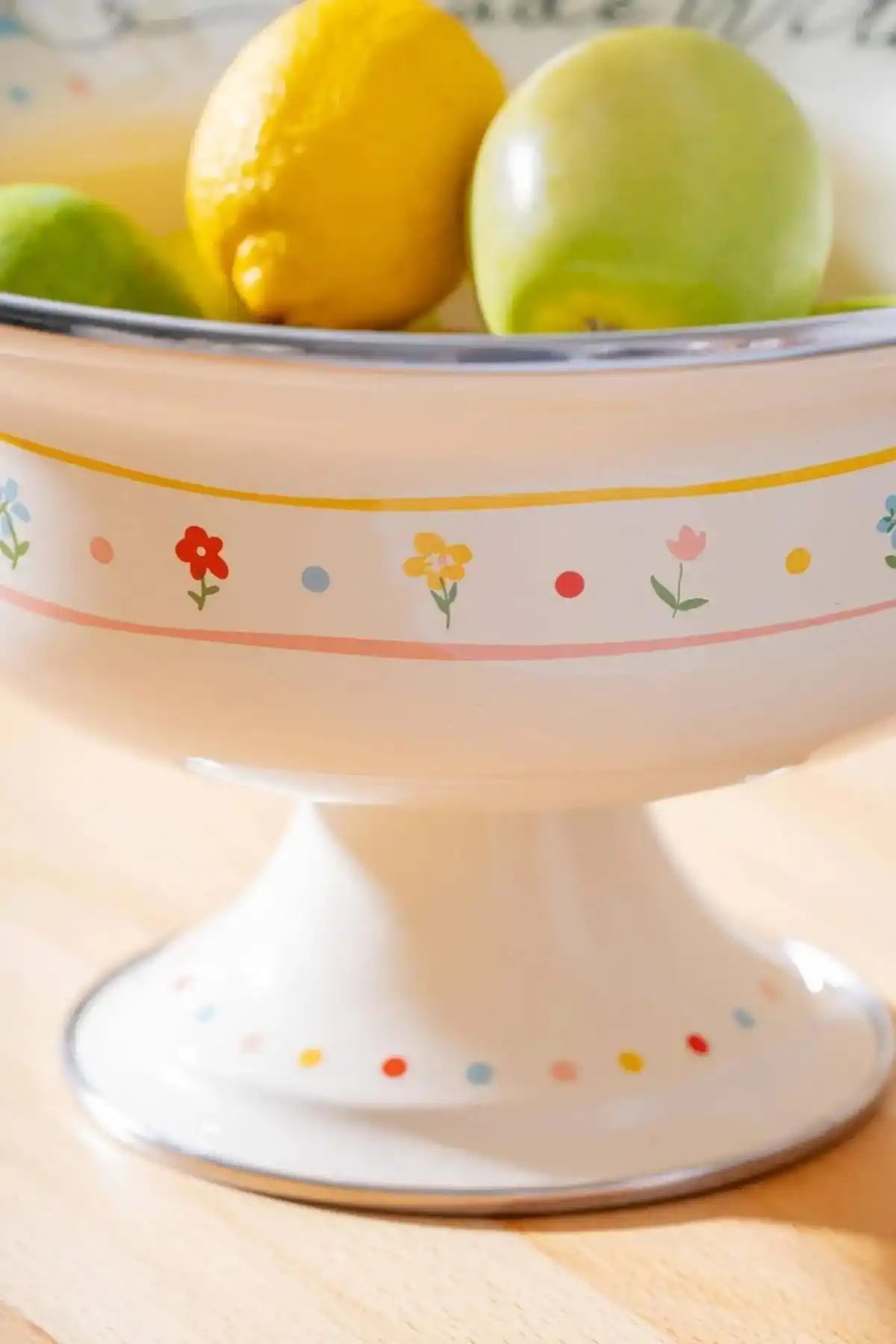 Acar XAP7711 Emaye Ayaklı Meyvelik 28 cm