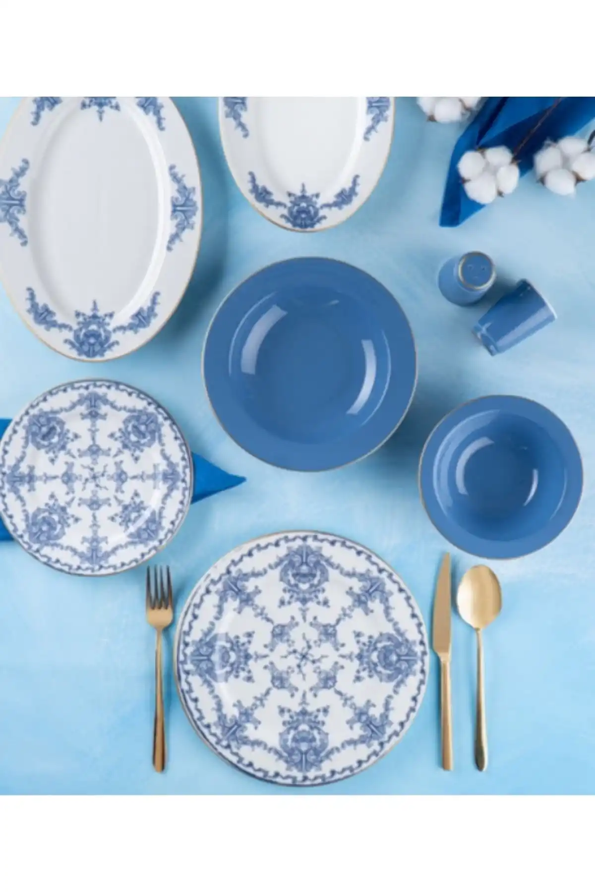 Acar XTL5548 Tulip Porselen Yemek Takımı 6 Kişilik 29 Parça