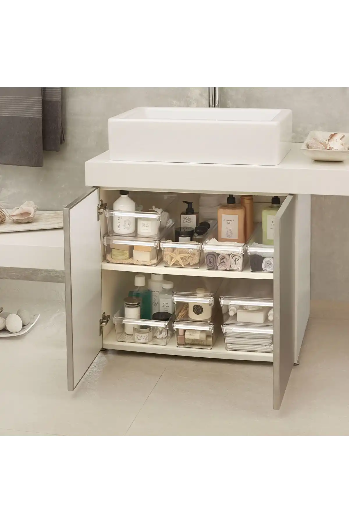 Ansan ANS E27-1 Şeffaf Plastik Düzenleyici 29x15x10 cm