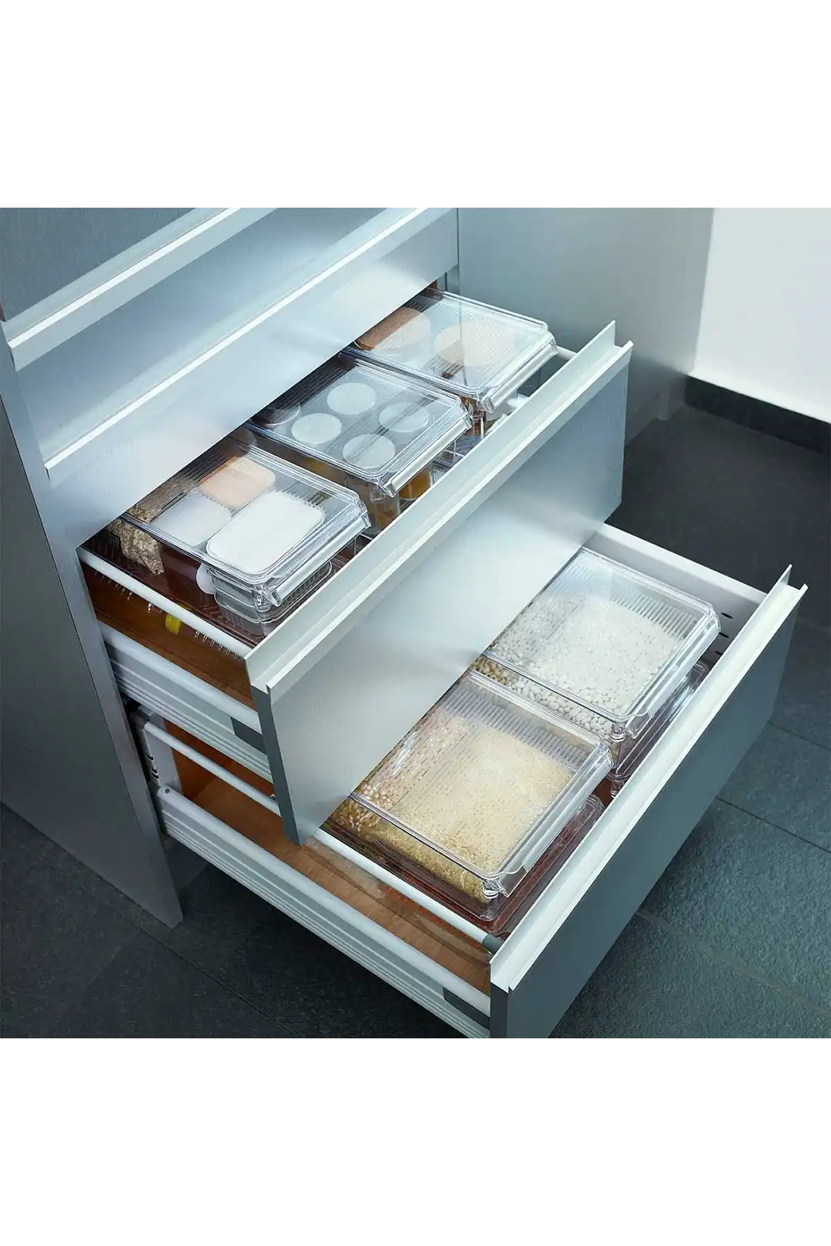 Ansan ANS E27-2 Şeffaf Plastik Düzenleyici 36x15x10 cm