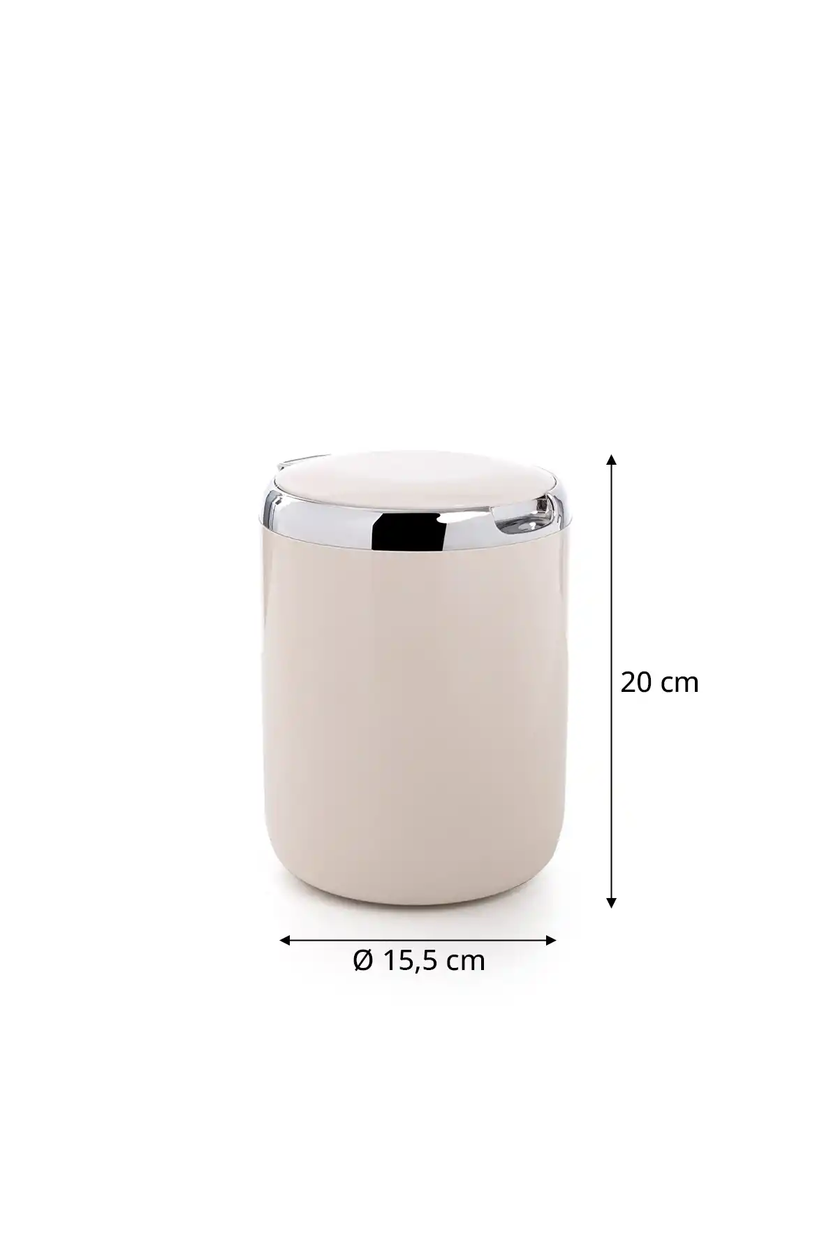 Ansan ANS E29-09 Pasifik Bej Renkli Plastik Mutfak Kovası 15,5 x 20 cm 3 L