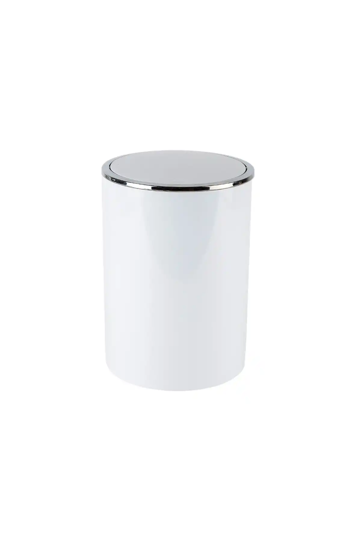 Ansan ANS E35-01 Lenox Plastik Beyaz Çöp Kovası 6 L 18,5 x 25,5 cm