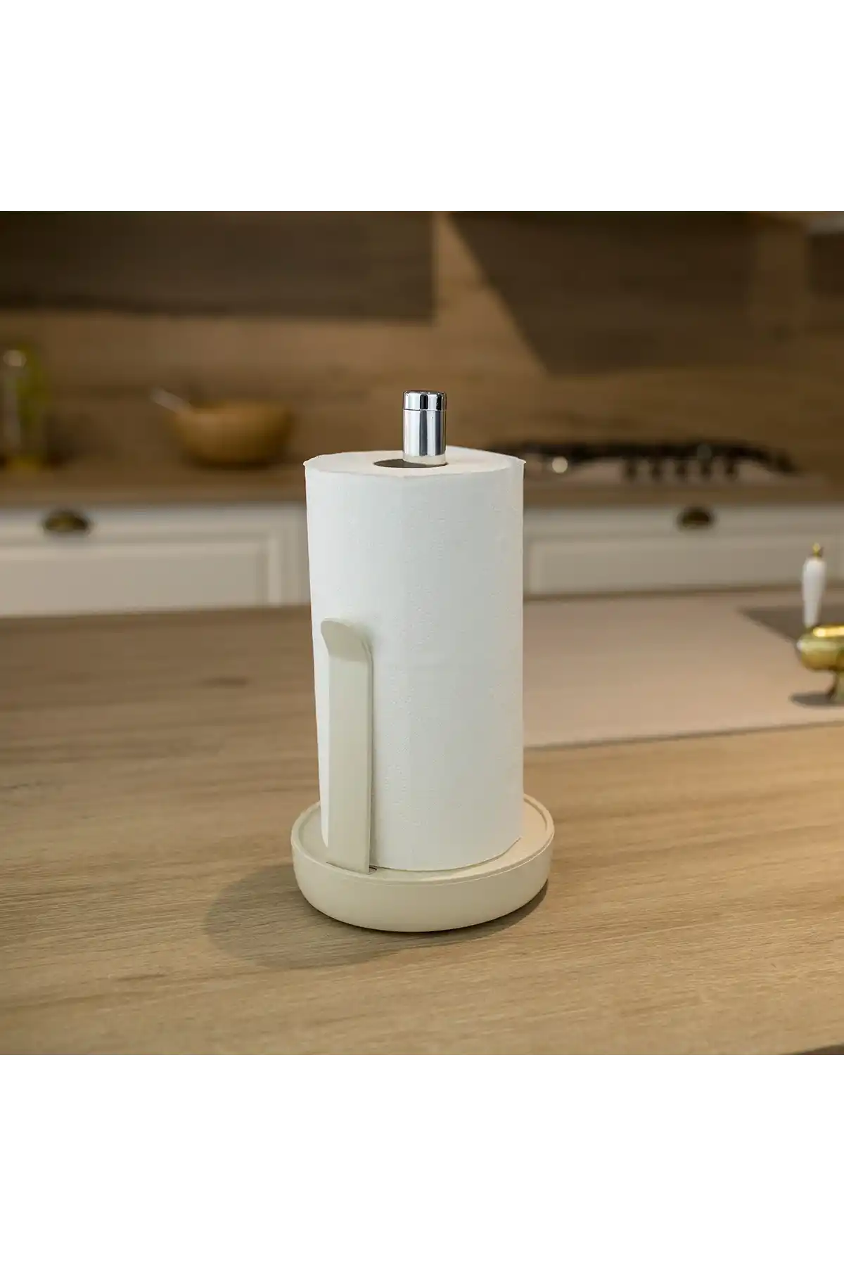 Ansan ANS E68-09 Plastik ve Çelik Bej Kağıt Havluluk 16,5 x 30 cm