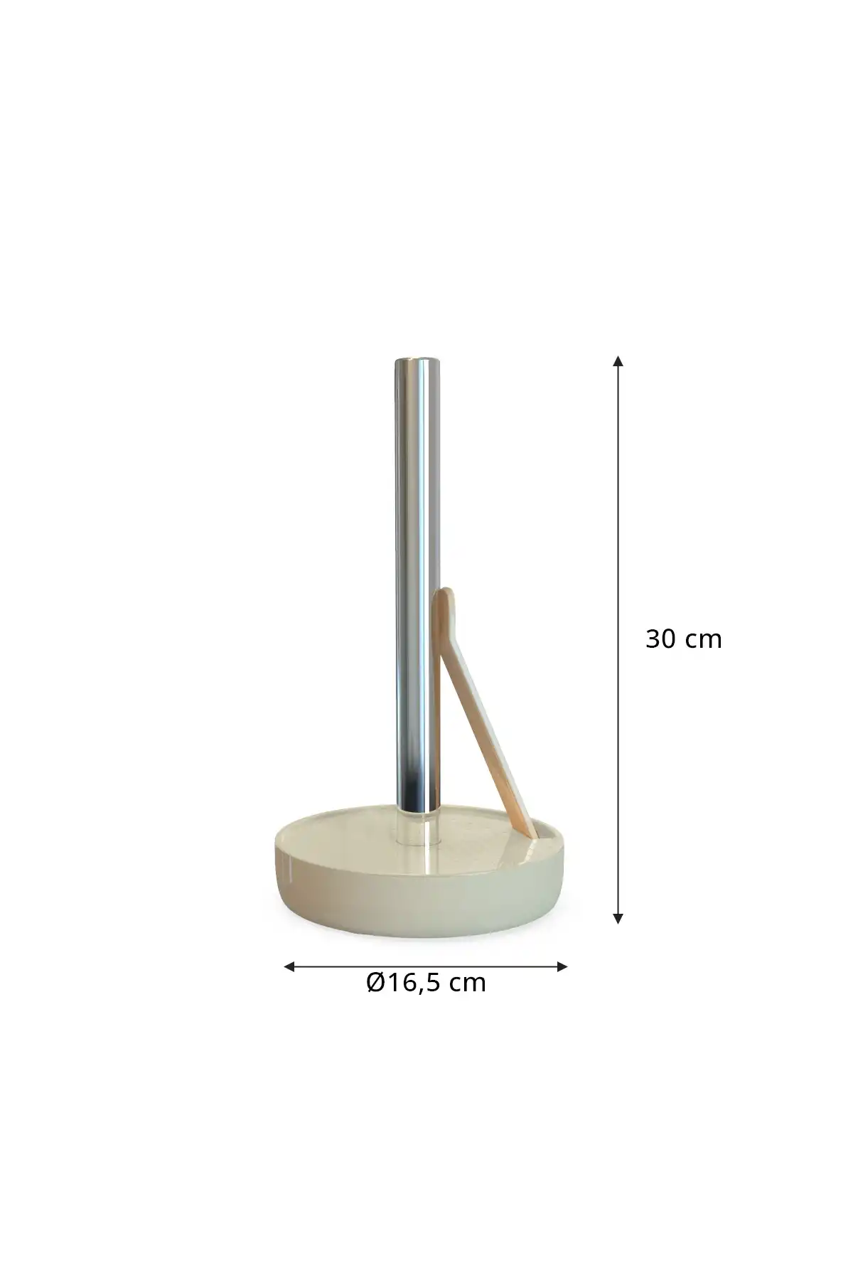 Ansan ANS E68-09 Plastik ve Çelik Bej Kağıt Havluluk 16,5 x 30 cm