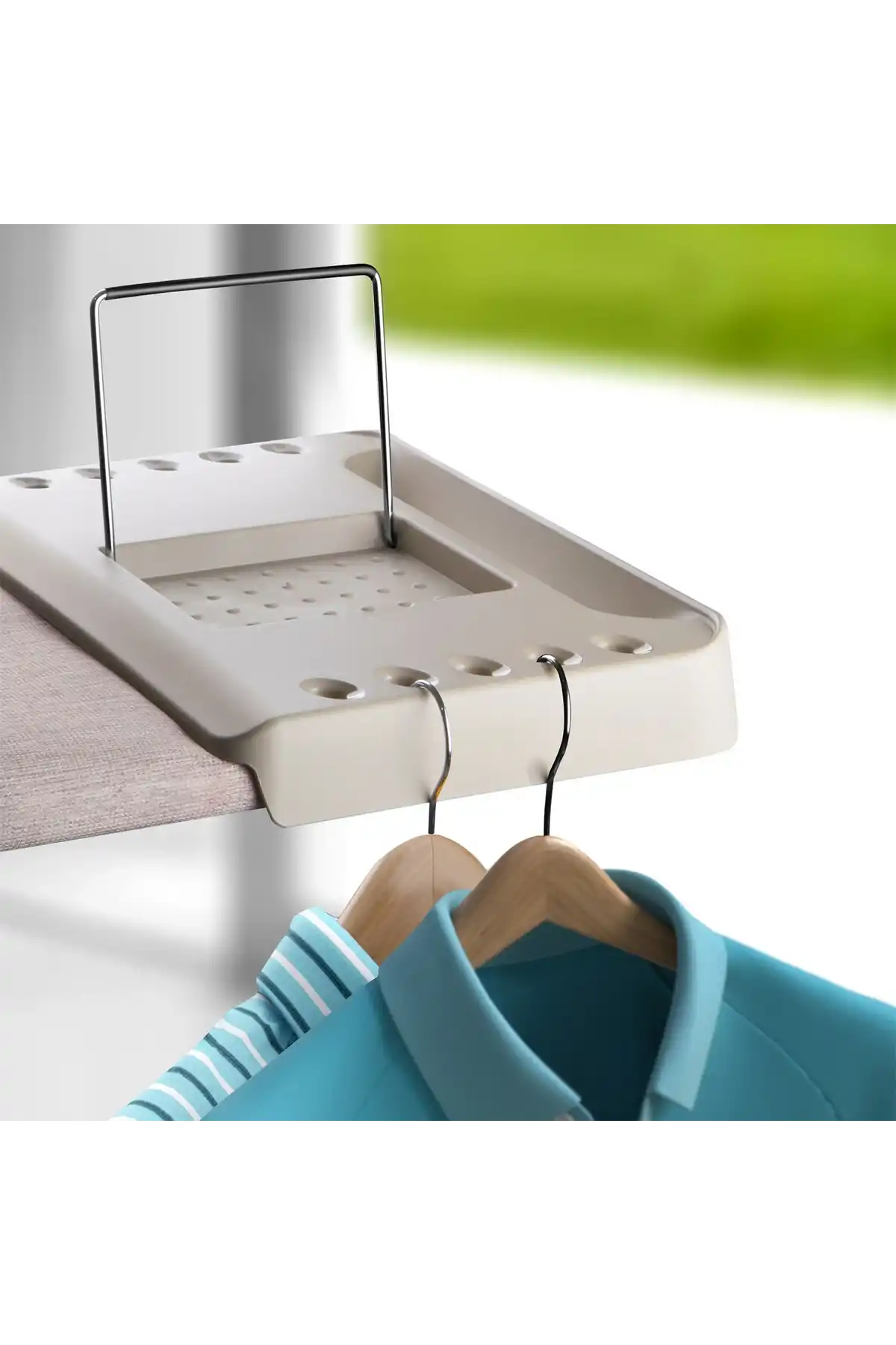 Ansan ANS E93-09 Almeda Bej Çelik Ütü Masası 130x43x90 cm