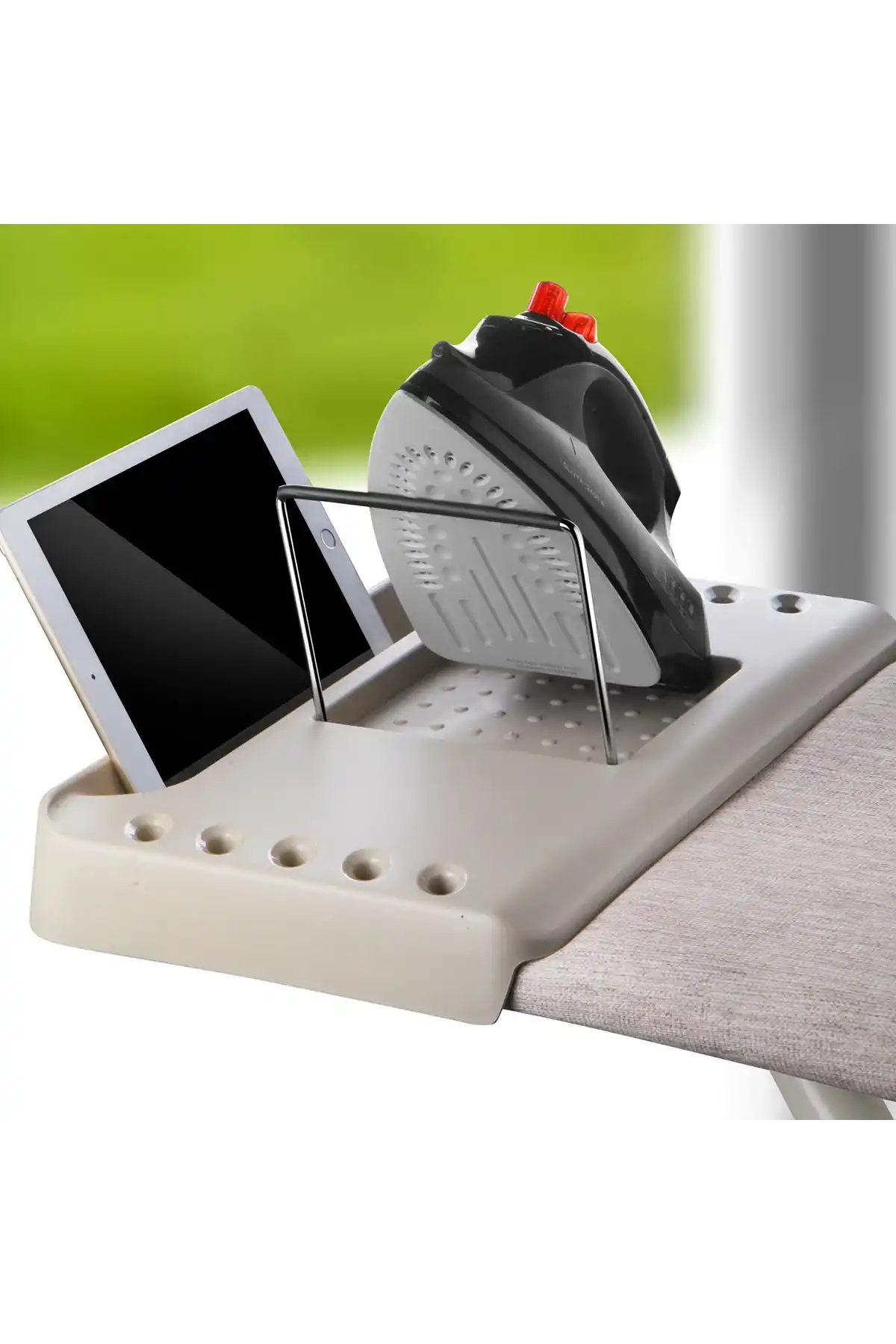 Ansan ANS E93-09 Almeda Bej Çelik Ütü Masası 130x43x90 cm