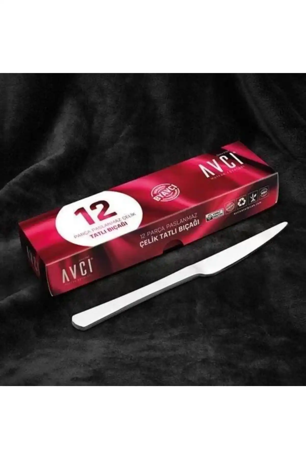 Avcı 417 İstanbul Tatlı Bıçağı 12 Li