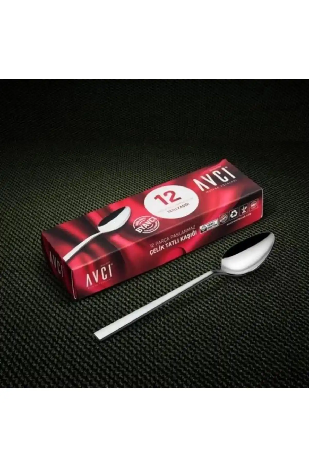 Avcı ST104 Star Tatlı Kaşığı 2.5 mm 12li