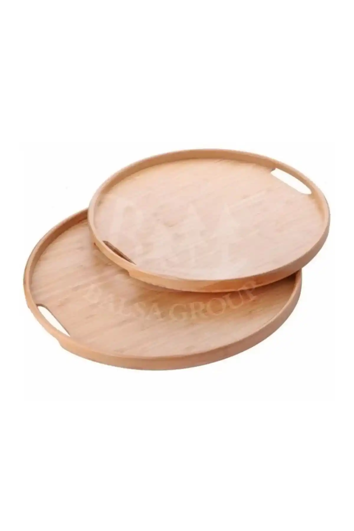 Balsa BMB85.K Bambu Küçük Yuvarlak Tepsi 35 Cm 1 Adet