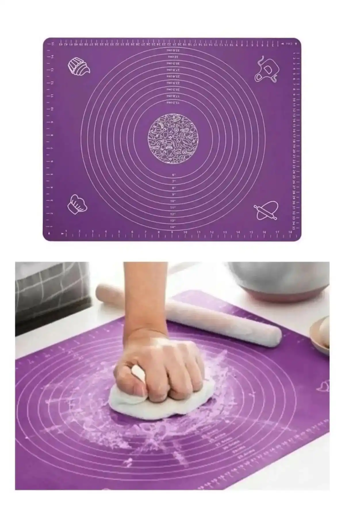 Baysa DMR2143 Silikon Hamur Matı 44x64 Cm 1 Adet