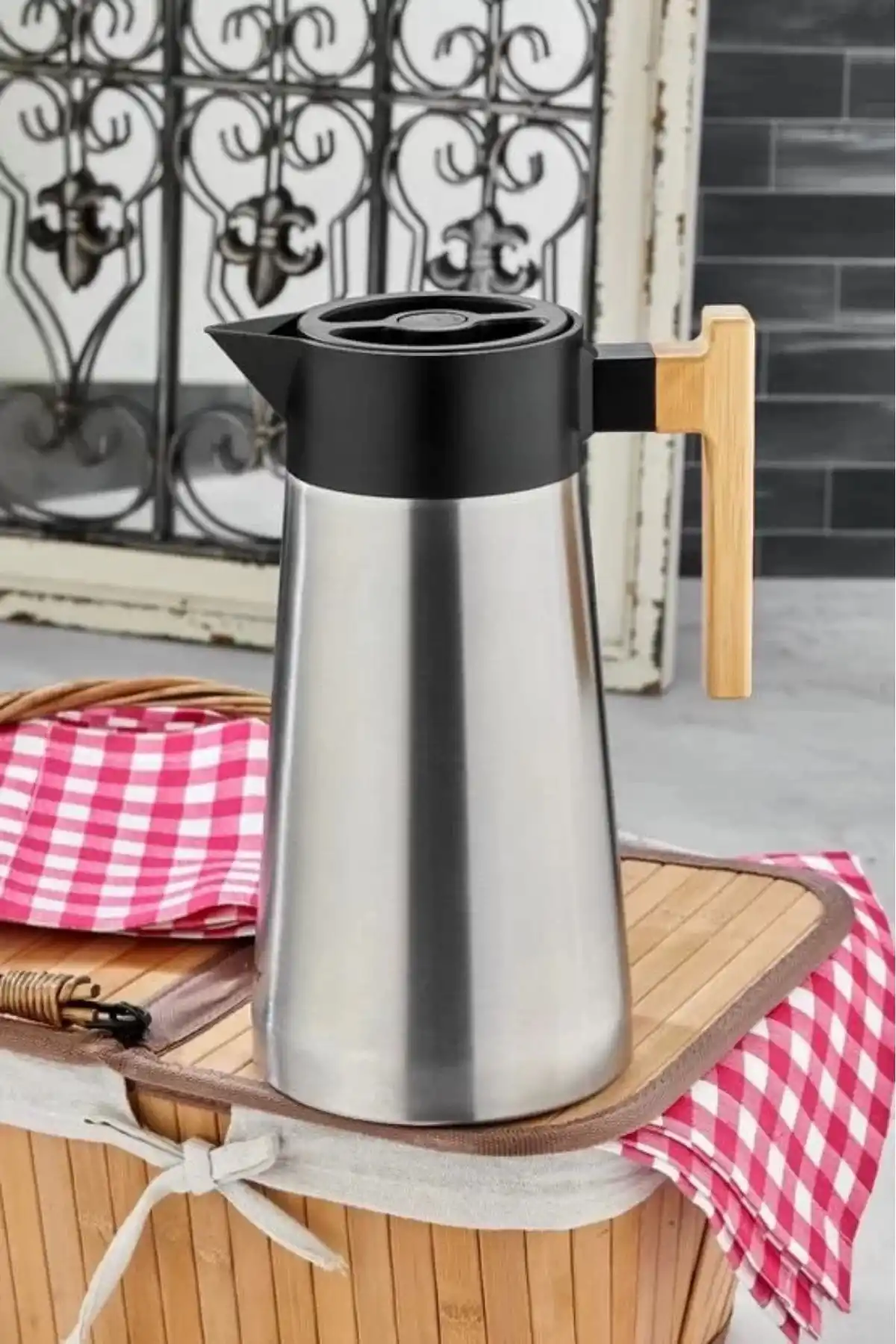 Cooker CKR2094 Bambu Kulplu Çelik Termos 2 Lt