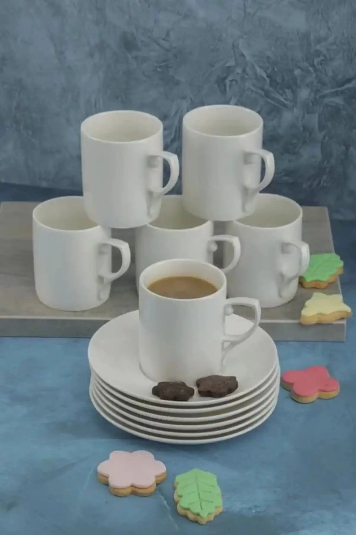 Cooker CKR3301 Porselen Çay Fincanı 6lı