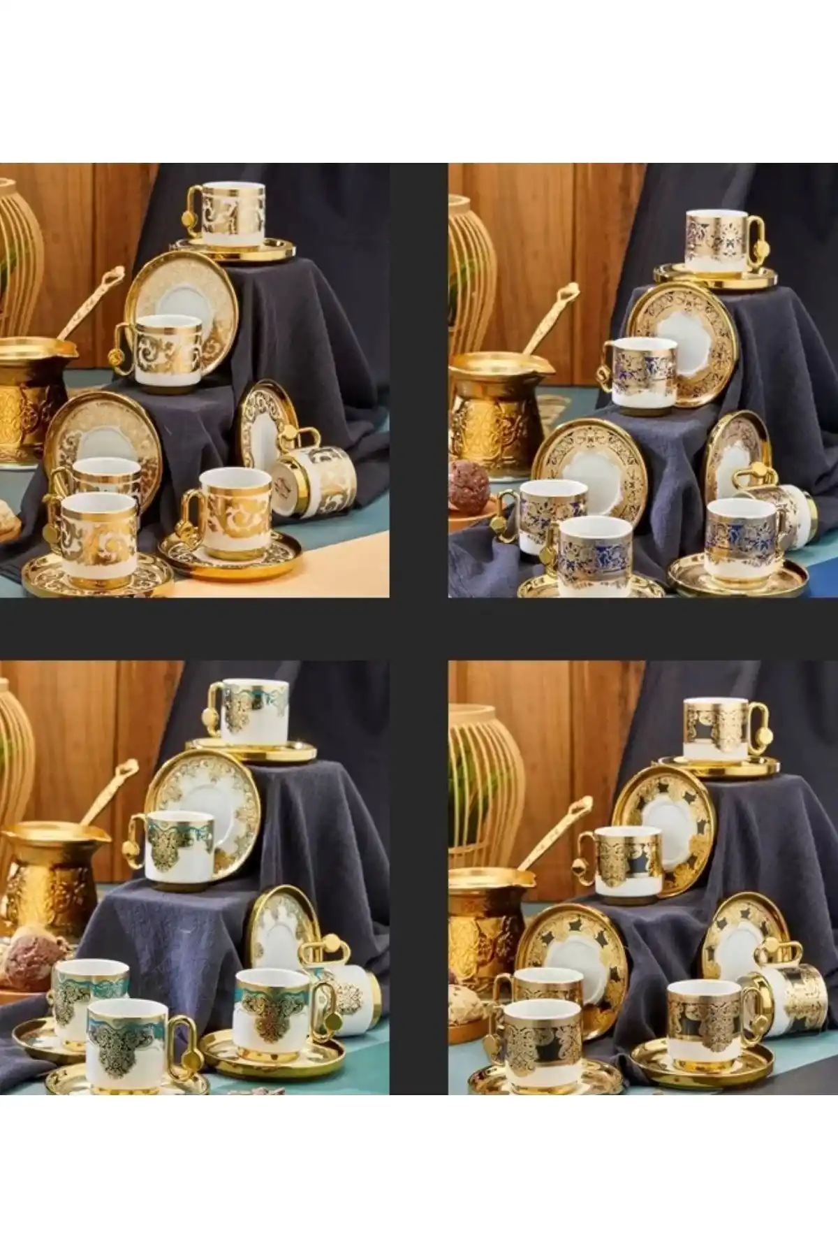 Cooker CKR3500 Porselen Kahve Seti 6 Lı Takım