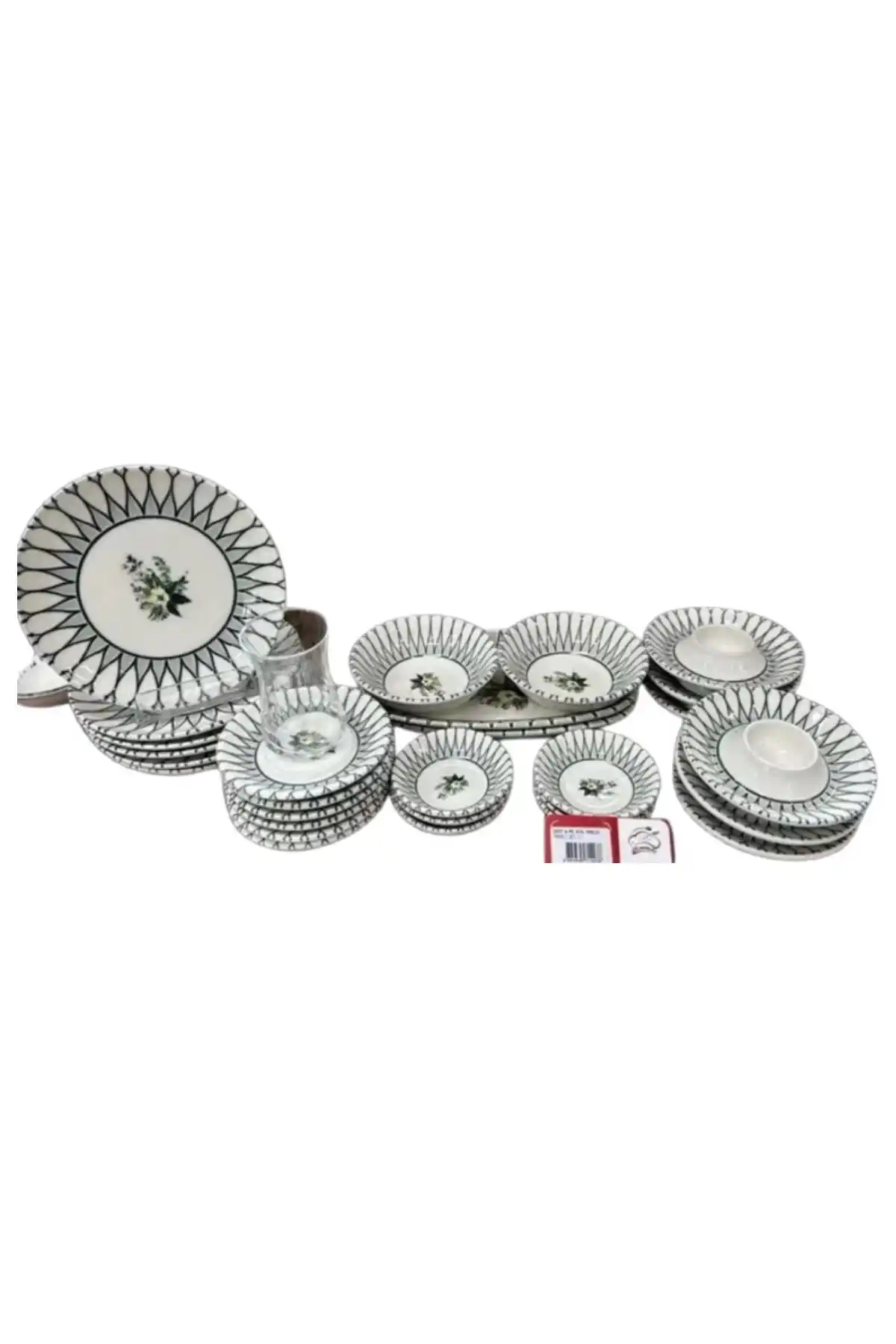 Cooker CKR4207 Porselen Kahvaltı Takımı 34 Parça