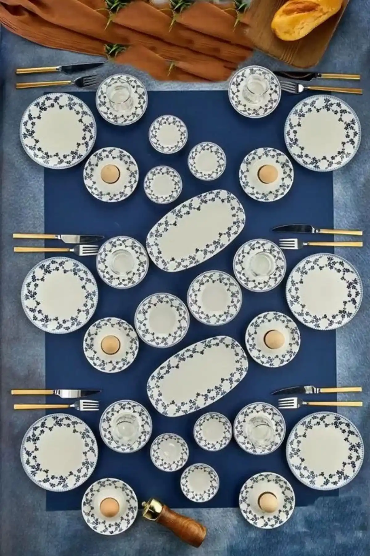 Cooker CKR4210 Porselen Kahvaltı Takımı 34 Parça