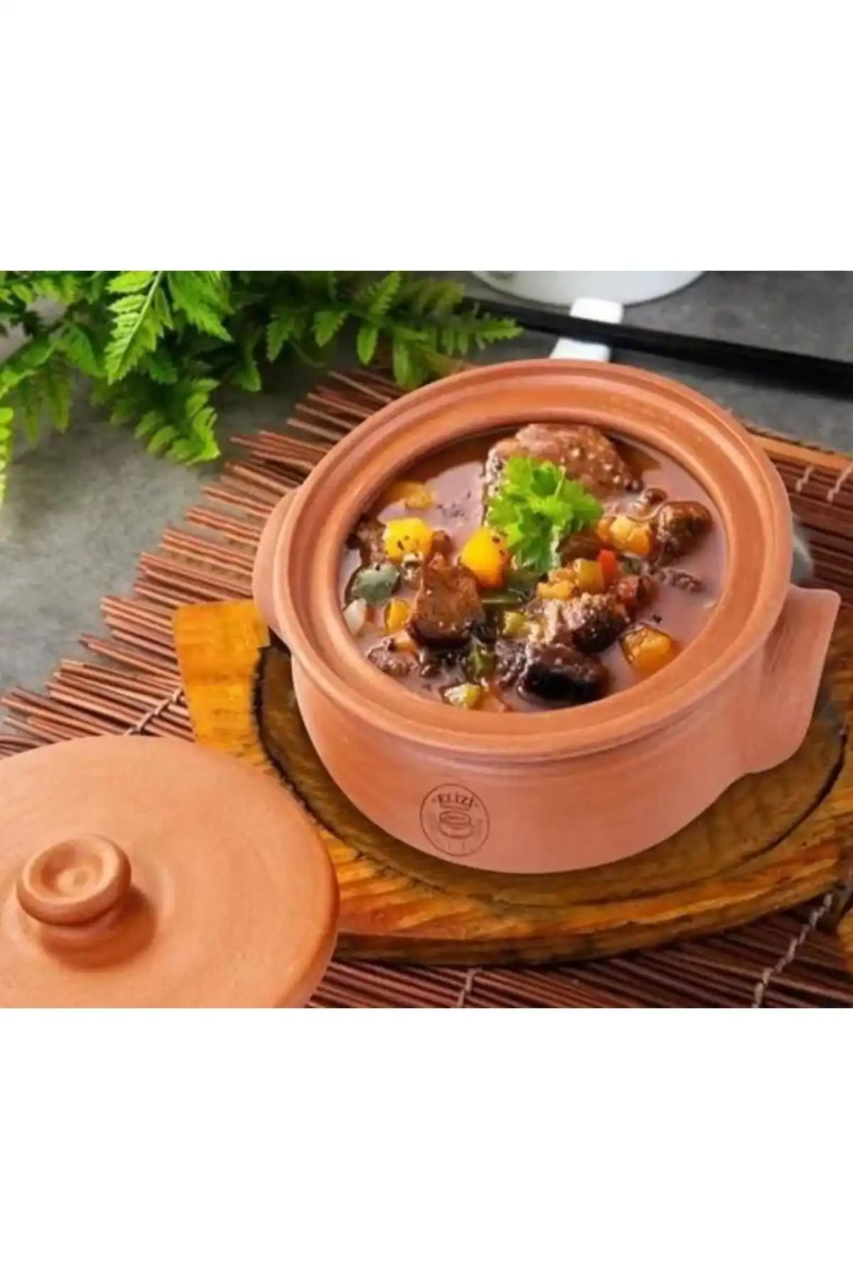 Cooker ELZ014 Toprak Mini Güveç 1.8 Lt 20 Cm