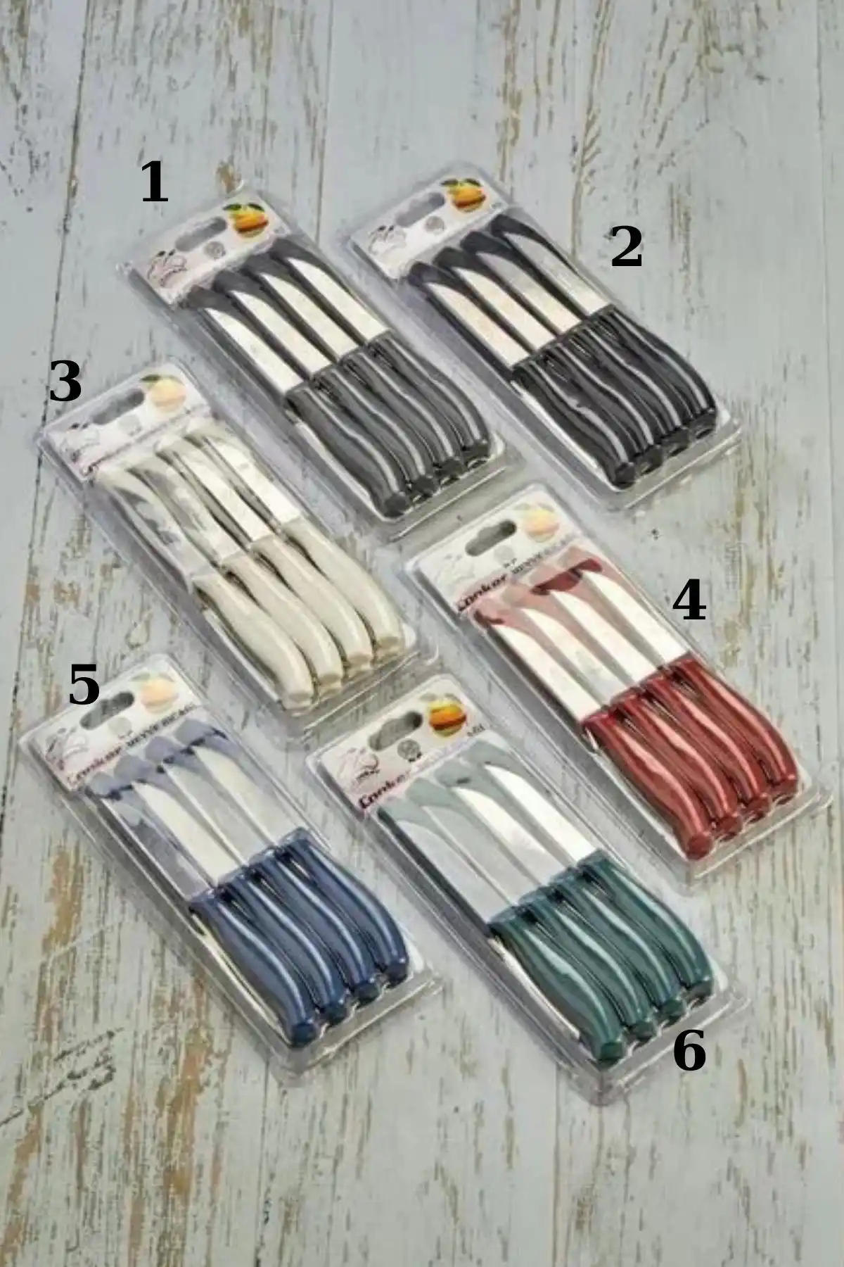 Cooker GS017 Meyve Bıçağı 12 Li