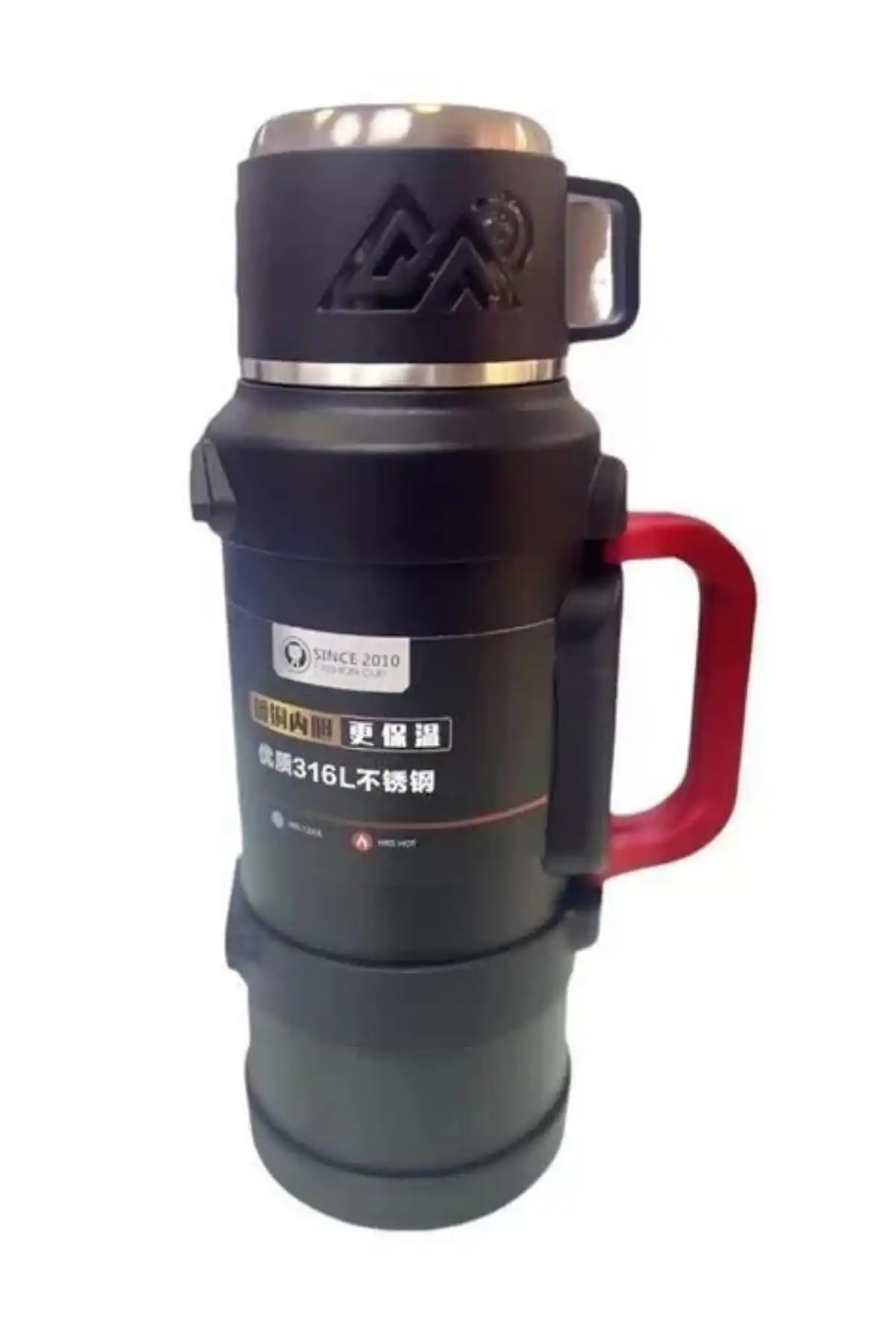 Cooker YK1422 Bardaklı Çelik Termos 2 Lt