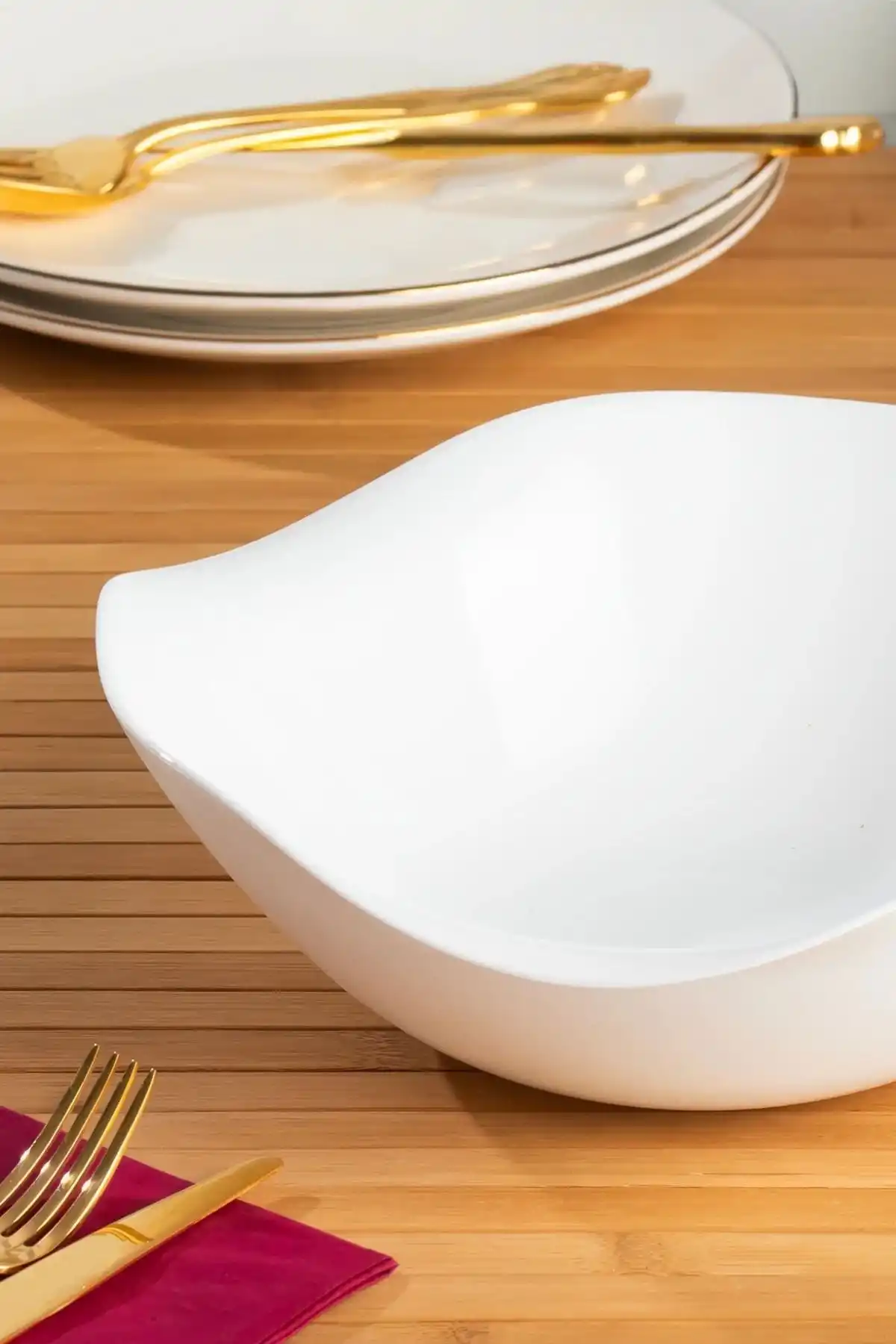 Doğaner 401259 Dalgalı Salata Kasesi 24 Cm