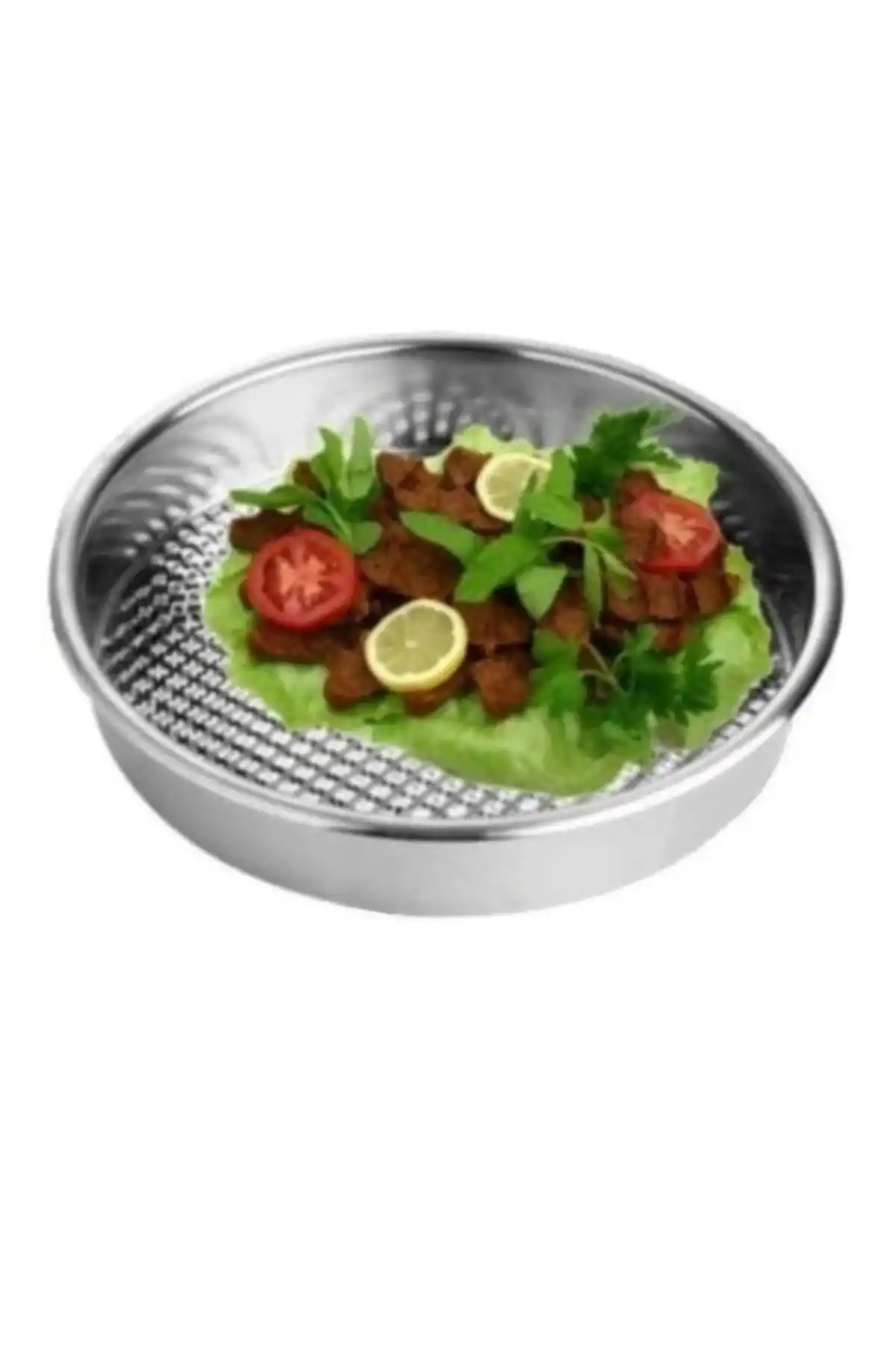 Emrullah CT03 Çelik Çiğ Köfte Tepsisi 40x7 Cm