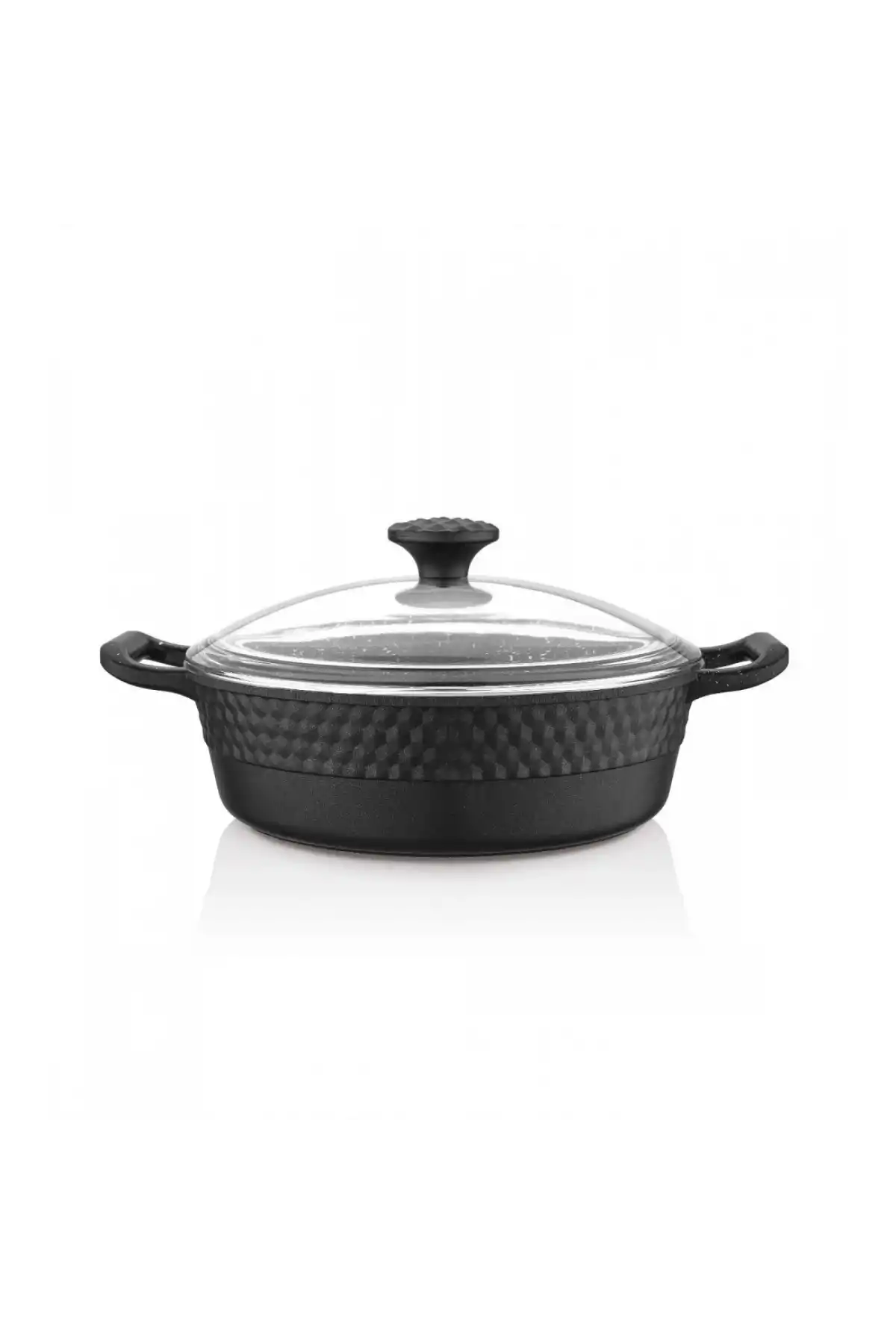 Ferro Granit Basık Tencere 28 cm