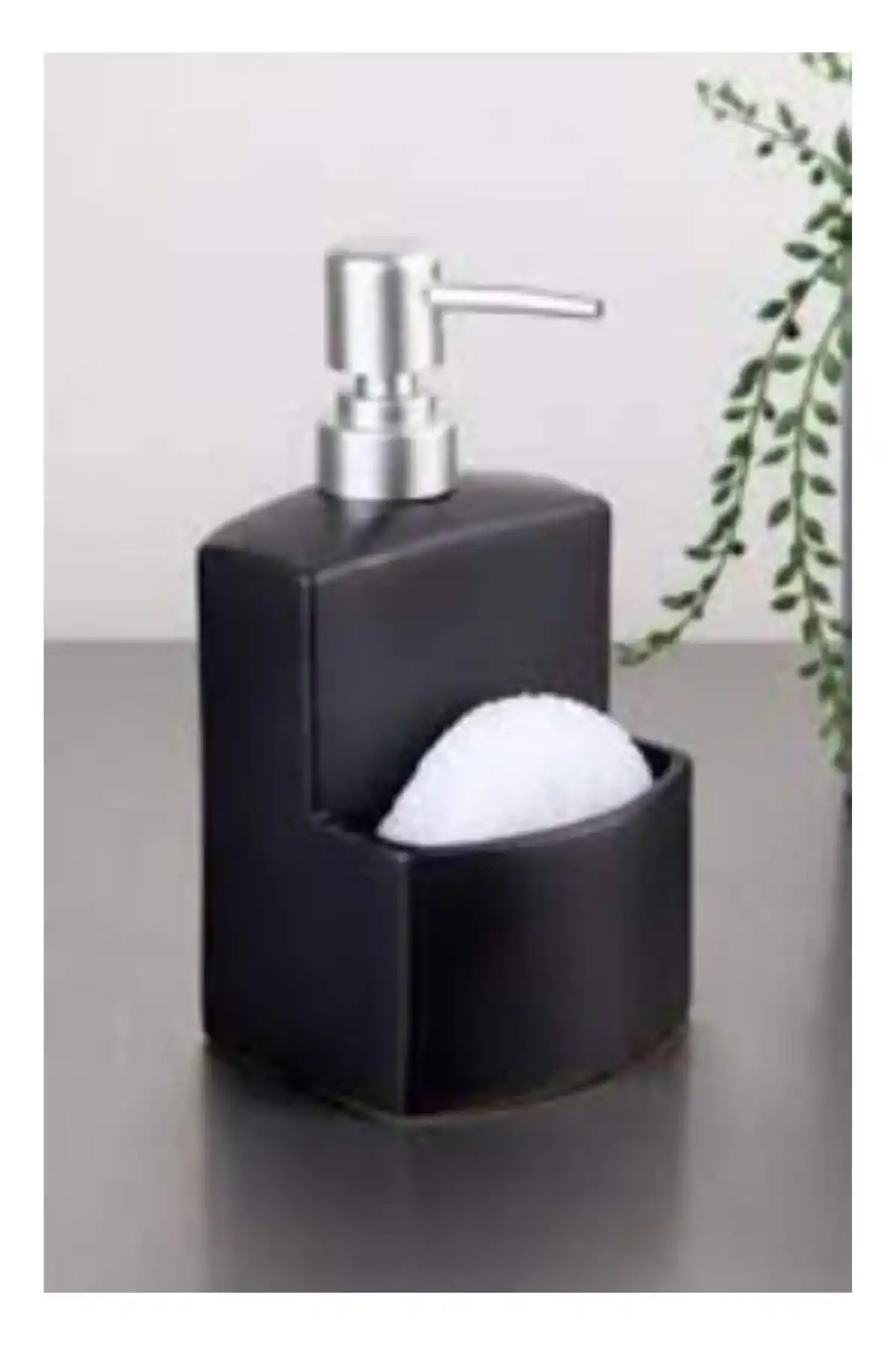 Gönül 2650 Stoneware Süngerli Sıvı Sabunluk 1 Parça