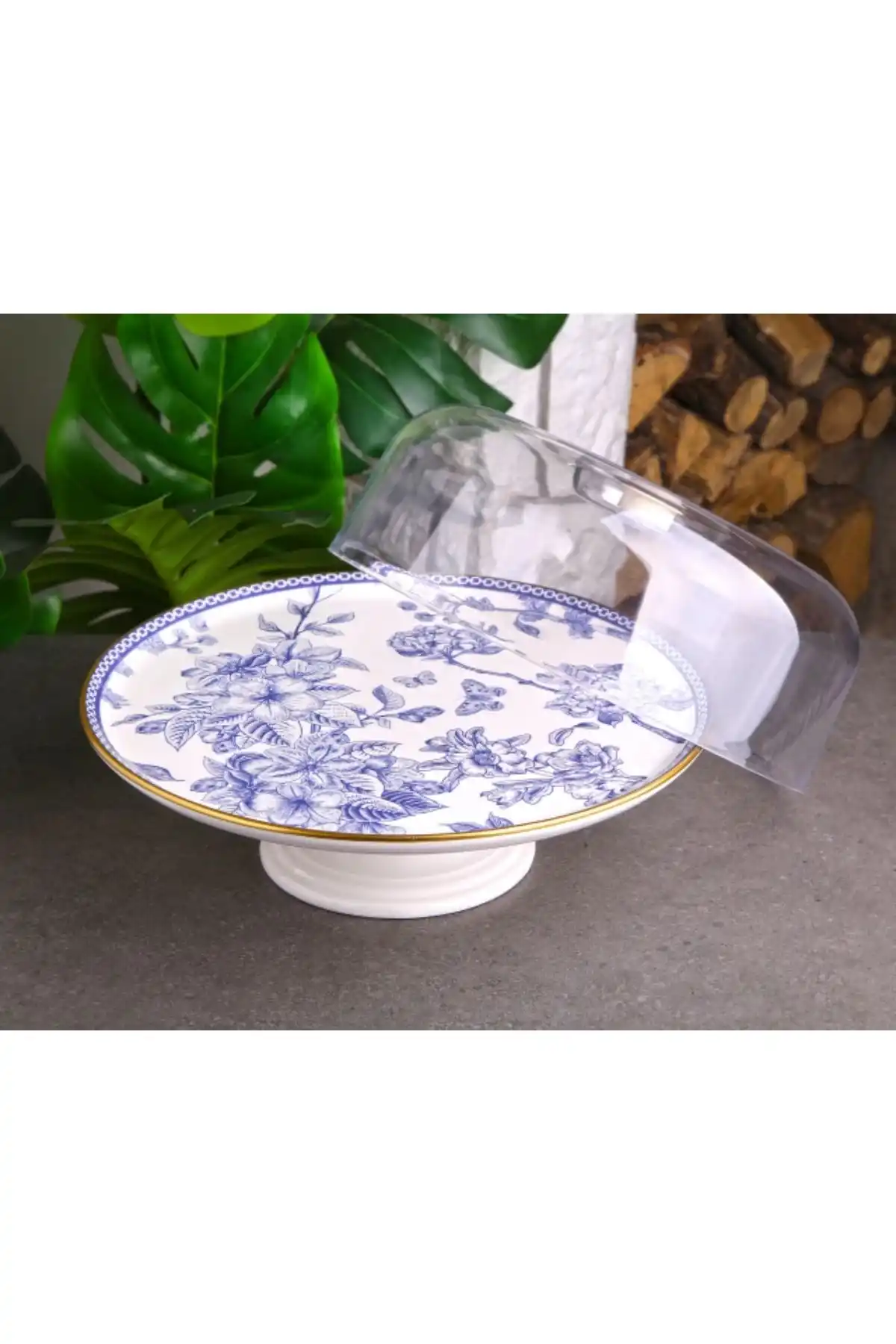 Gönül 4183 Spring Ayaklı Kek Fanusu