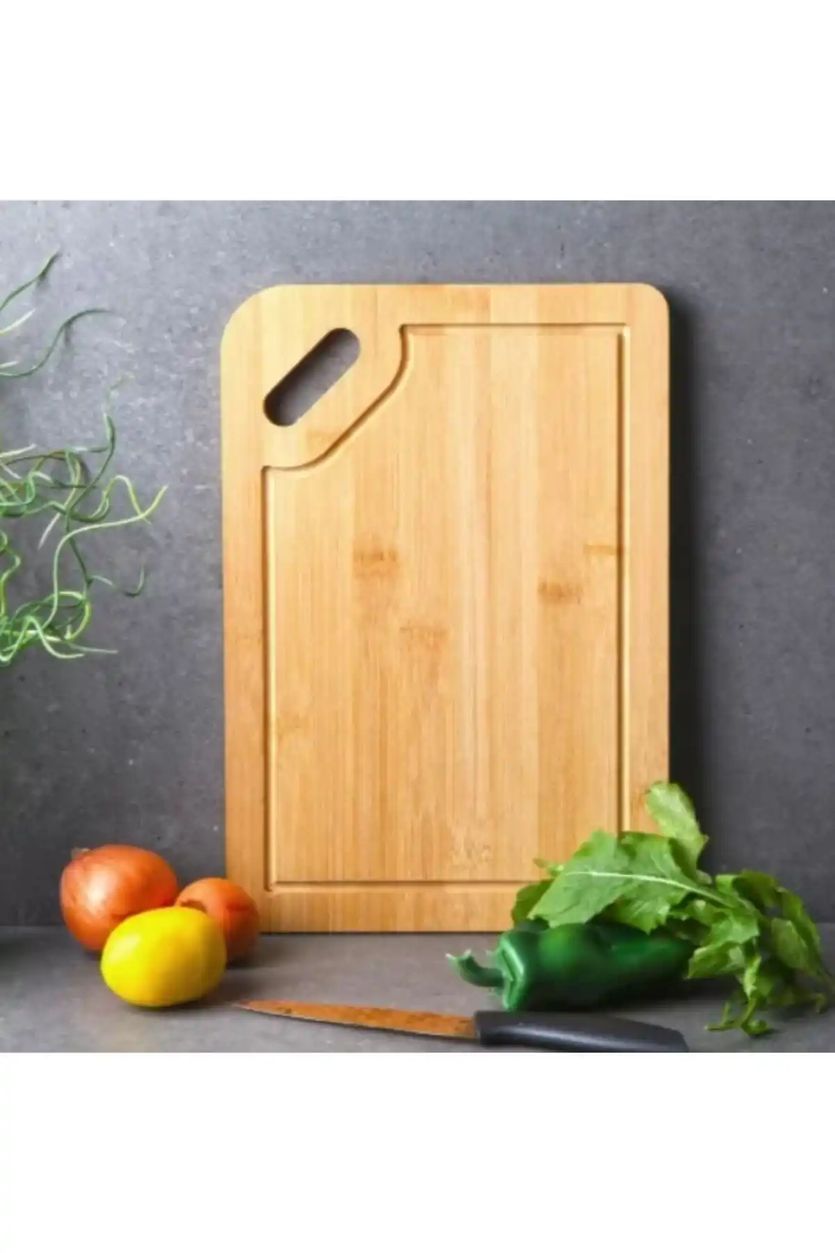 Gönül GNL3775 Bambu Kesim Tahtası 34x24x1 Cm