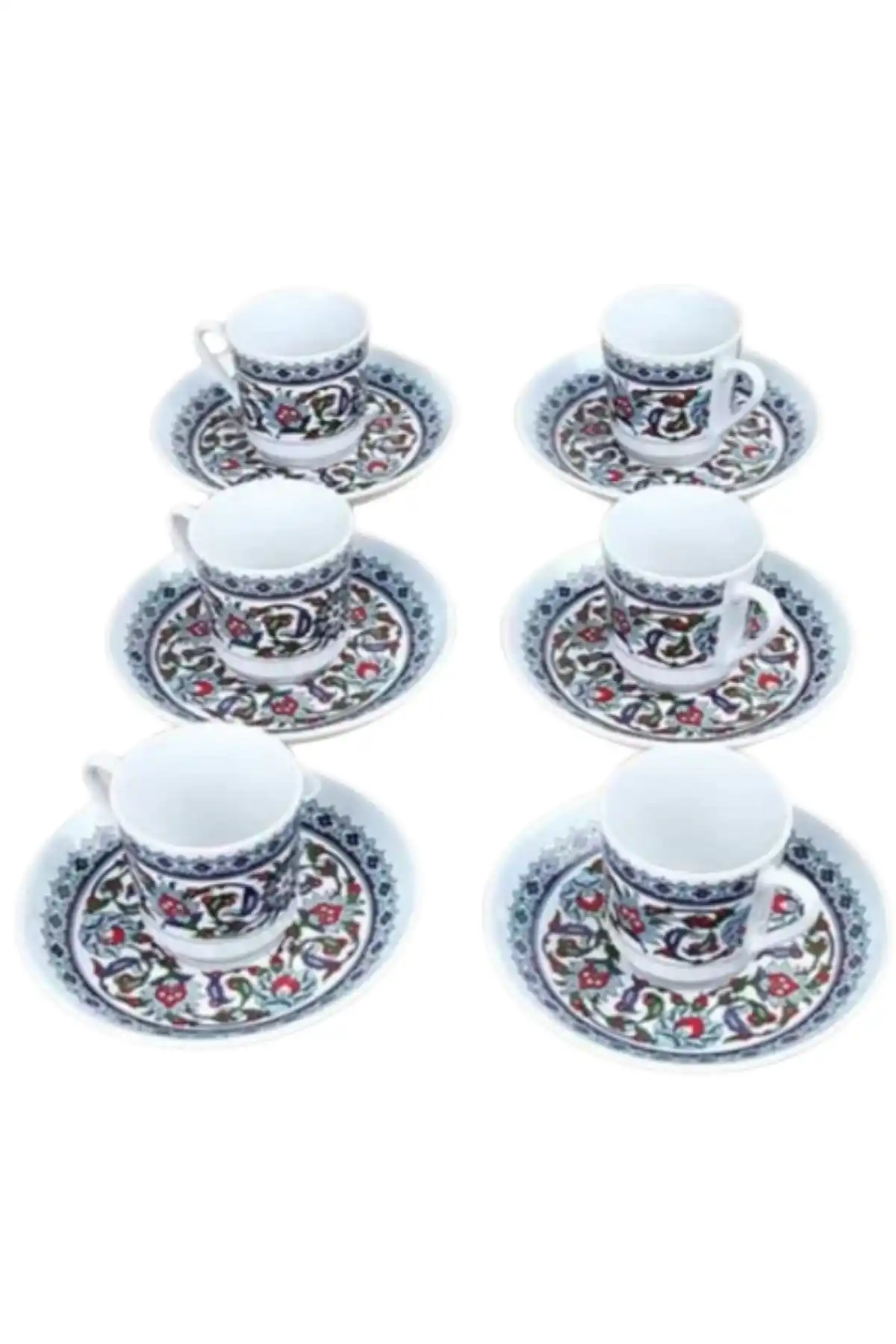 Güral Porselen GZ12KT Topkapı Fincan Takımı 6 Lı