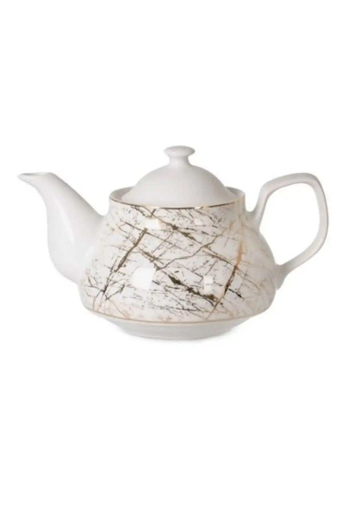 İpek 6289 Gold Desenli Porselen Demlik 1 Lt