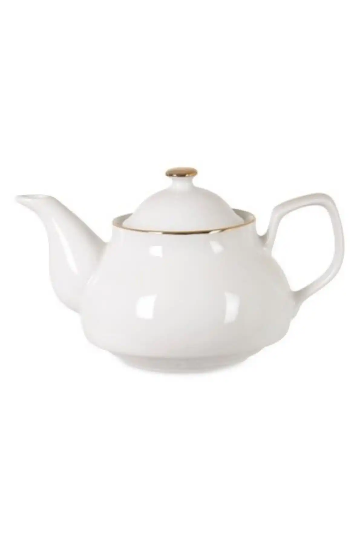 İpek WP1000.G Yaldızlı Beyaz Porselen Demlik