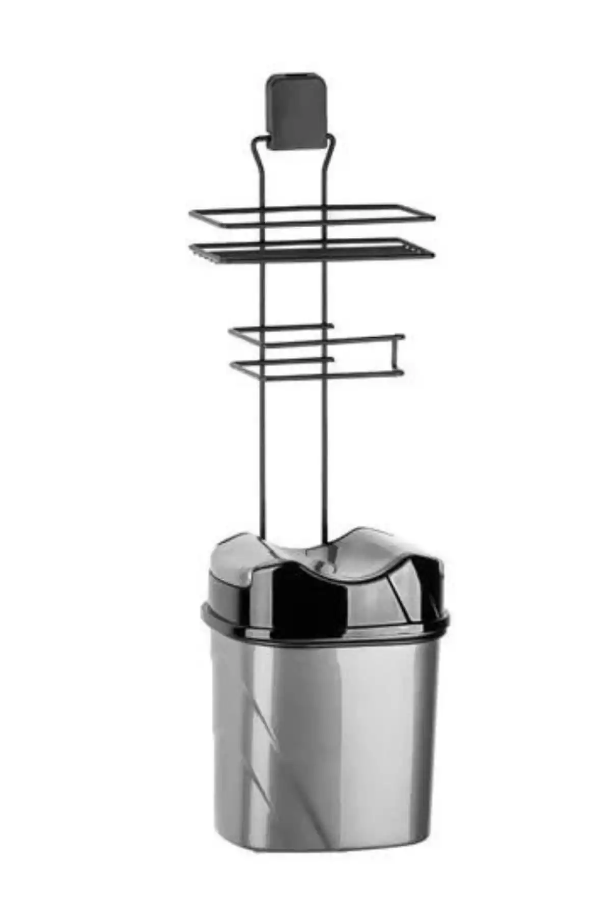 Kosova LAL474S Siyah Rosa Çöp Kovalı Set 12 Lt