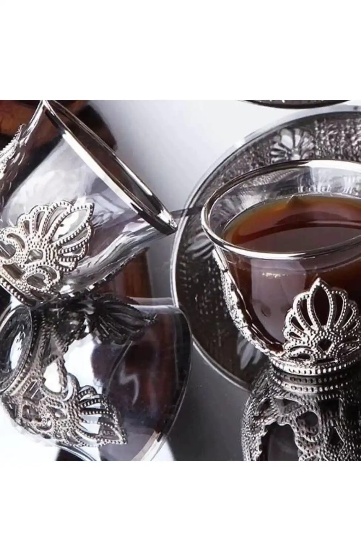 Kosova SRK013.11 Cam Nikel Mırra Fincan Takımı 6lı