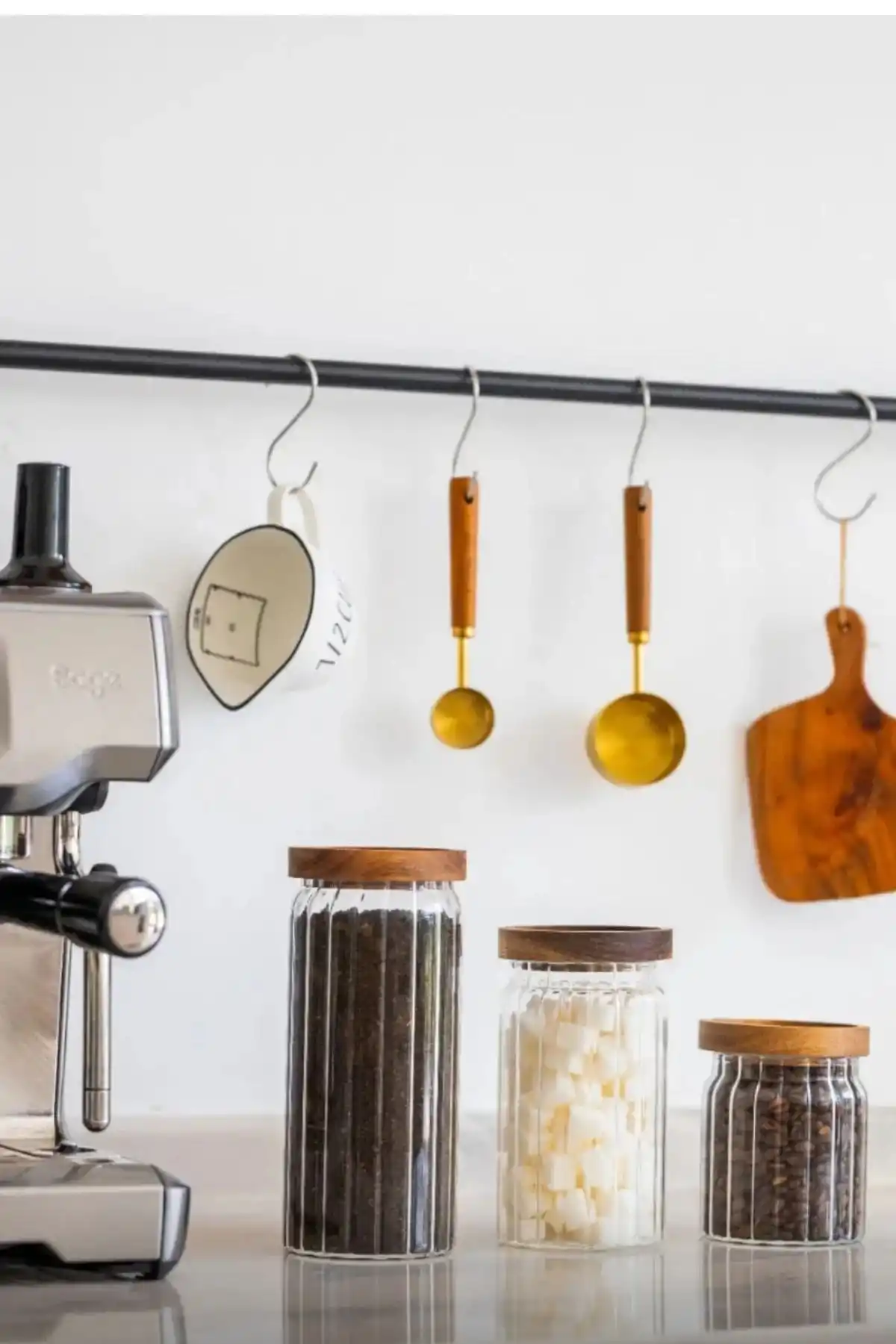 Mien BOR008 Akasya Ağacı Kapaklı Kavanoz Seti 3 Lü