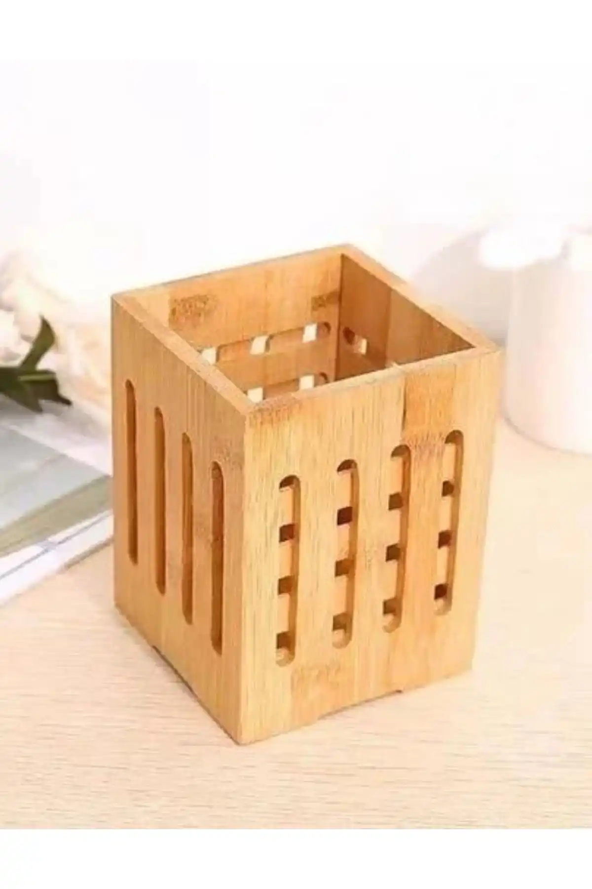 Mien MEN664 Bambu Dik Kaşıklık 10x14 Cm