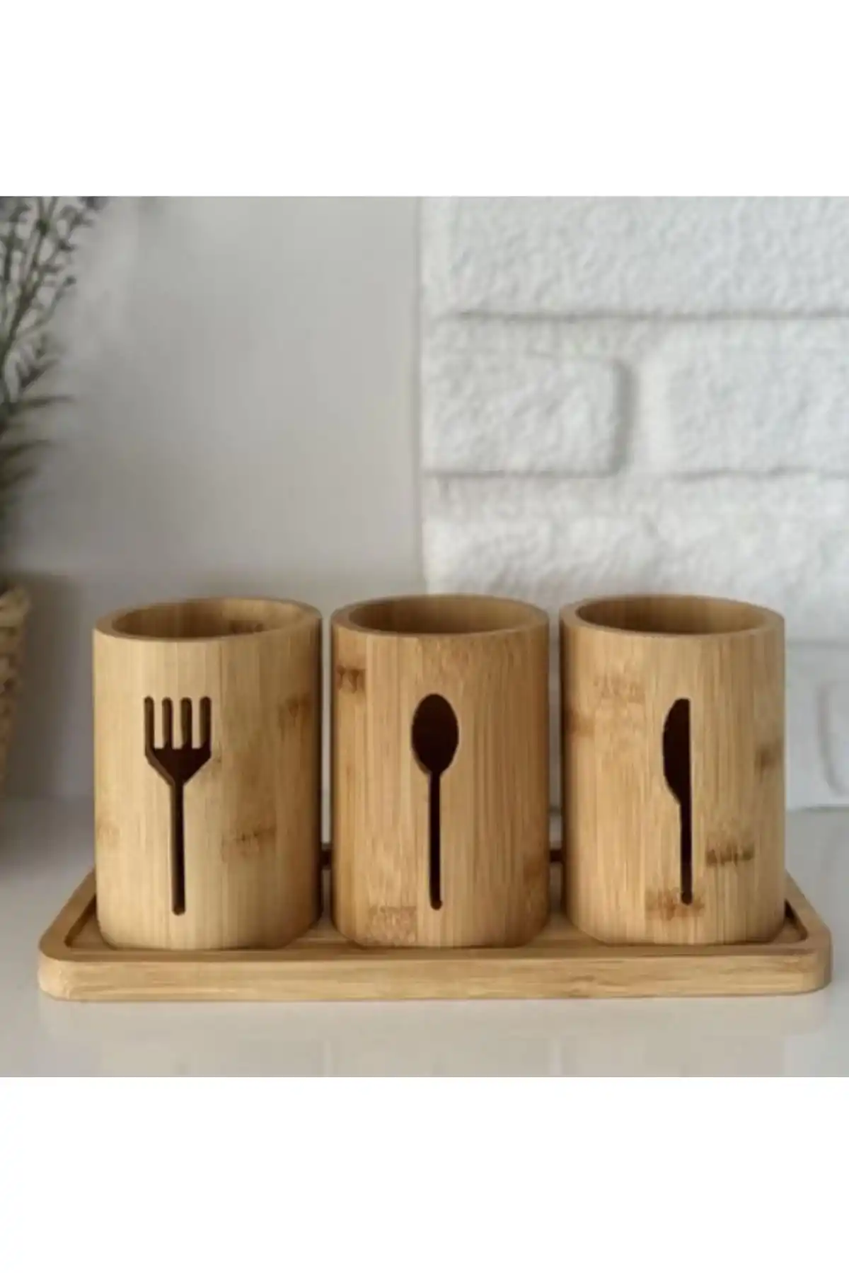 Mien MEN665 Bambu Kaşıklık Seti 3lü