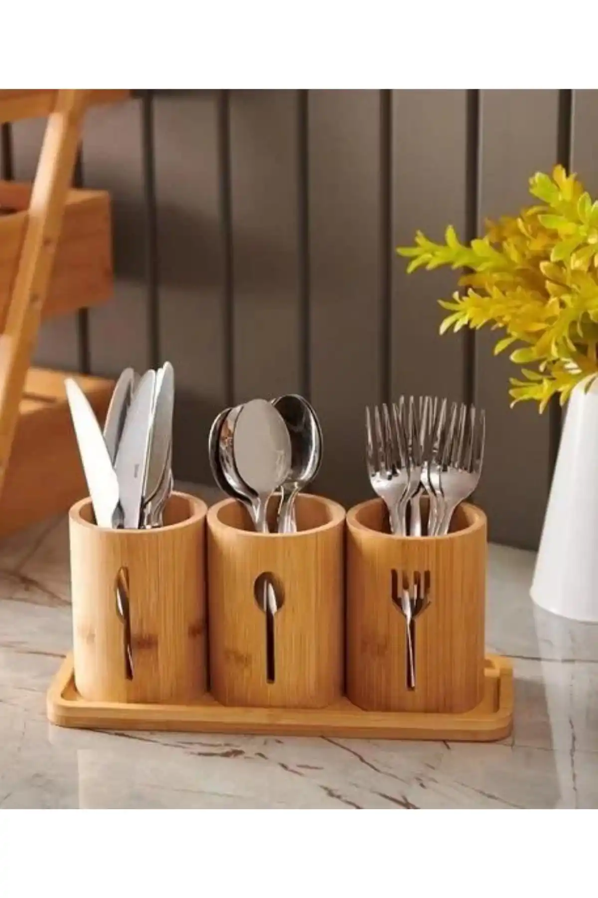 Mien MEN665 Bambu Kaşıklık Seti 3lü