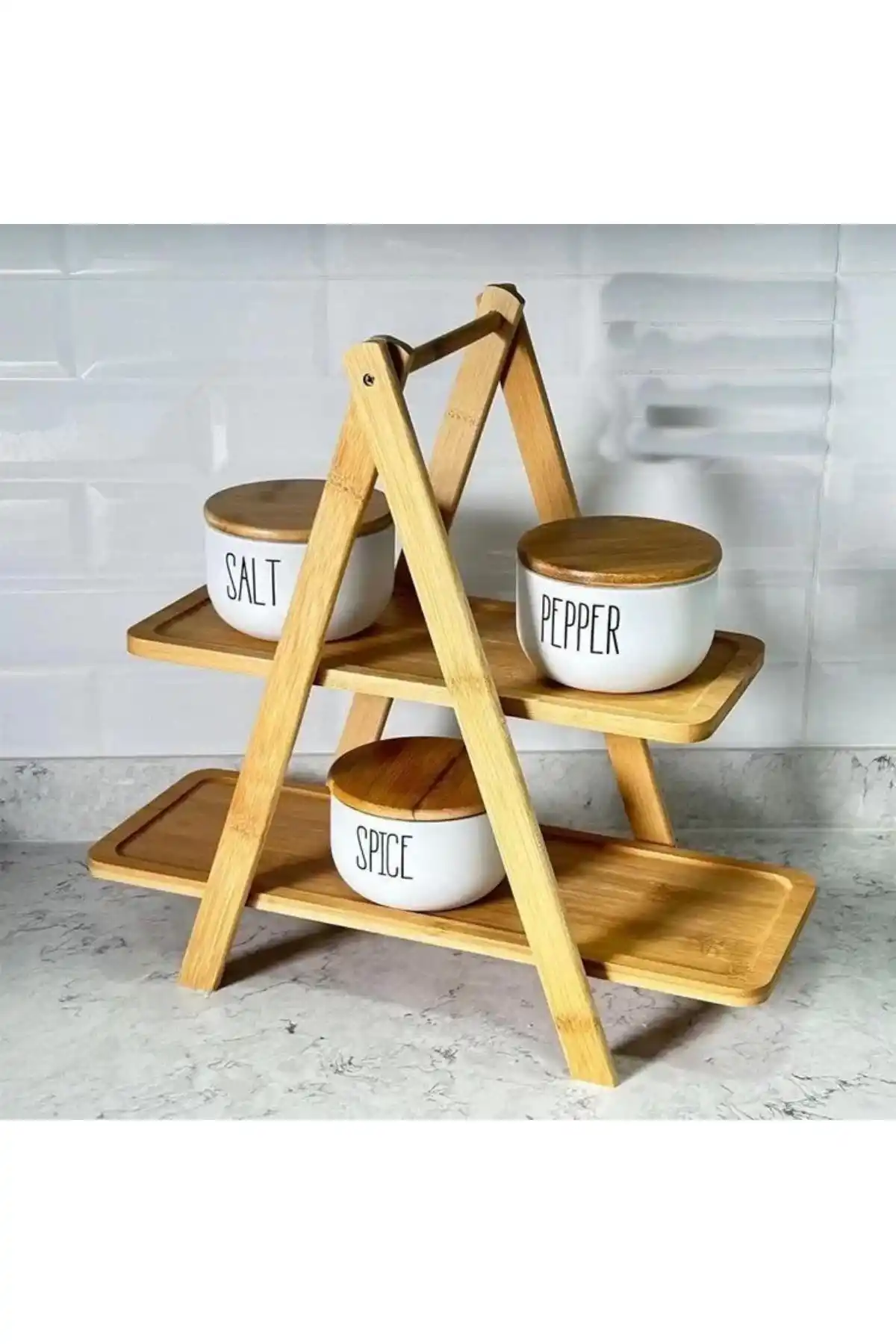 Mien MEN845 Bambu 2 Katlı Stand